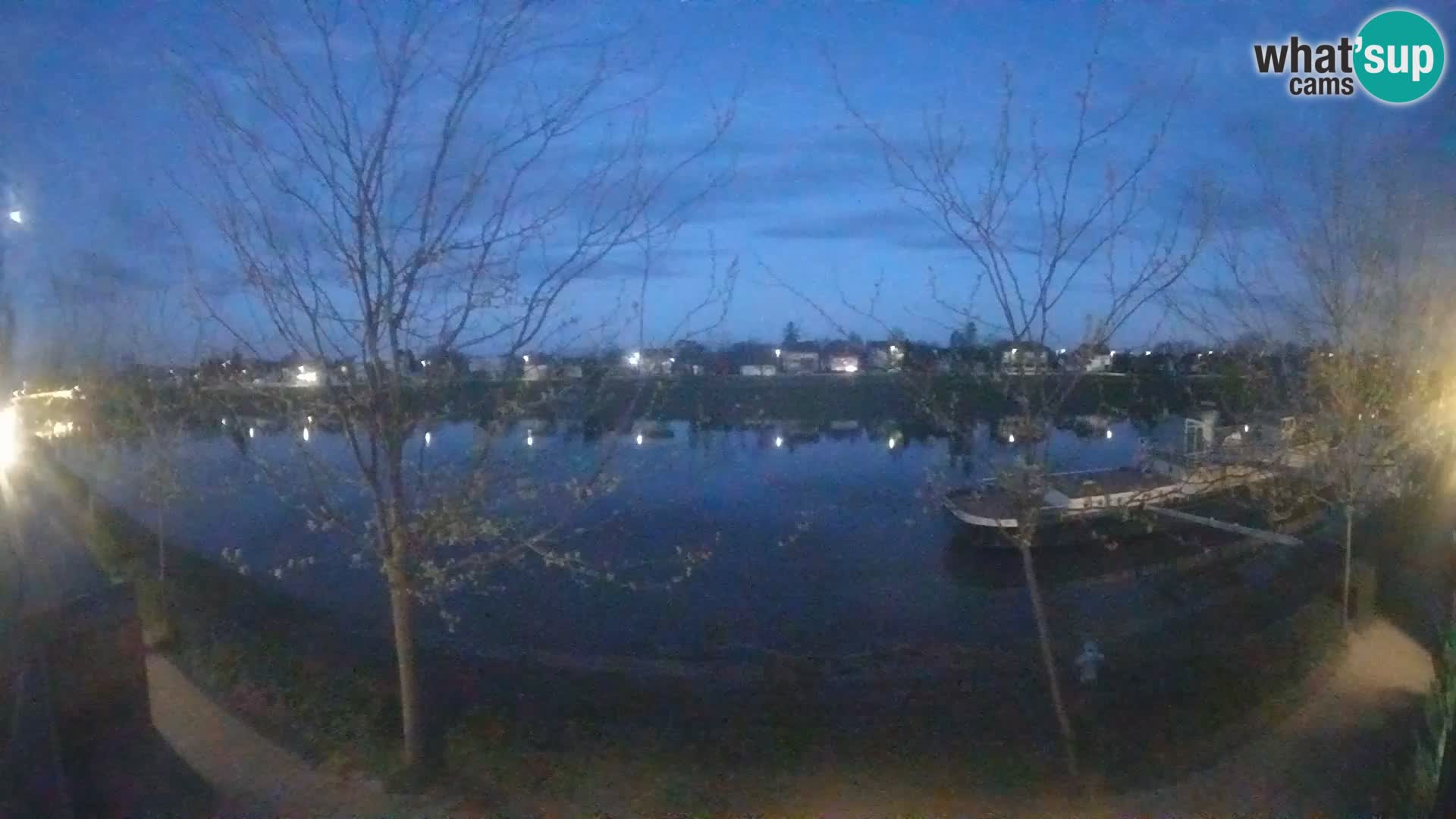 Sisak live webcam Kolpa river view – Croatia