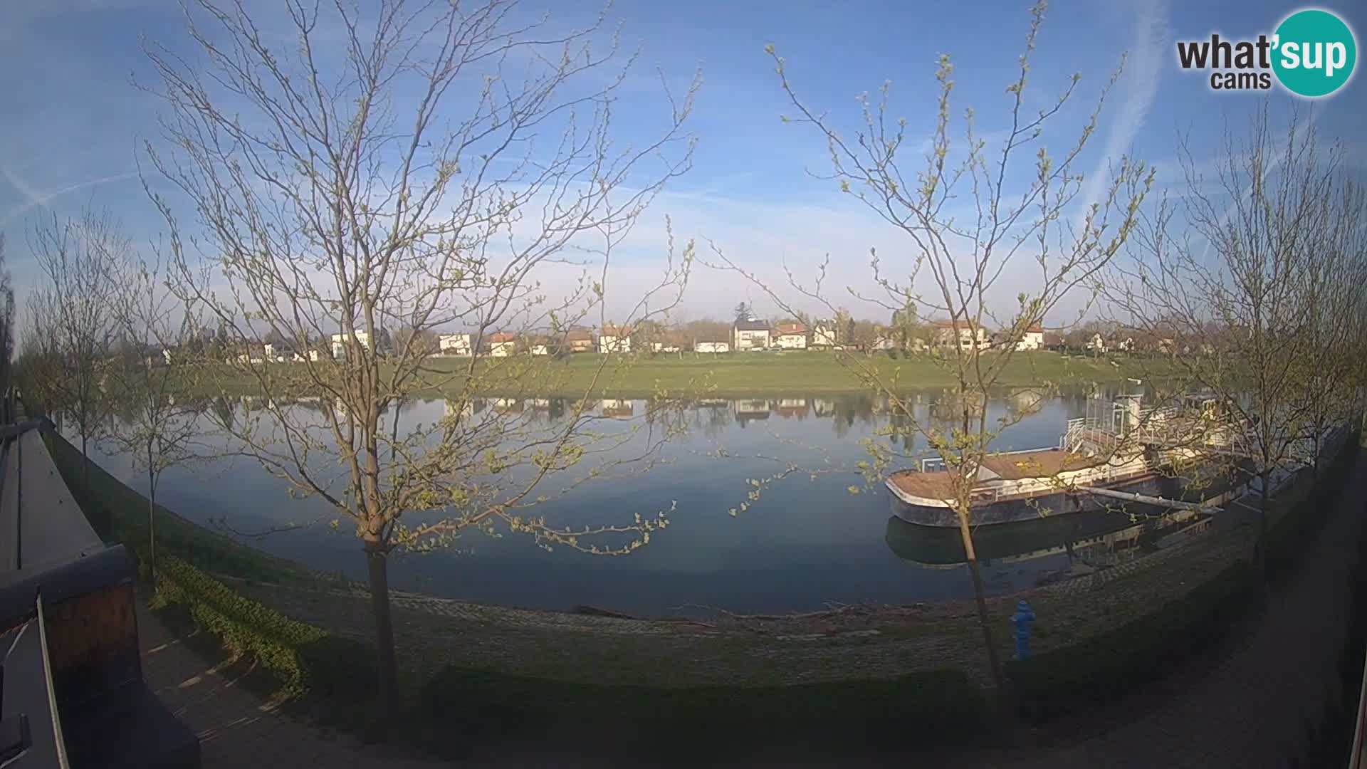 Sisak webcam en vivo Kolpa river view – Croacia