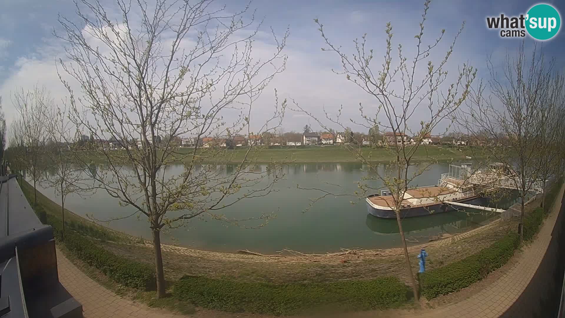Sisak webcam en vivo Kolpa river view – Croacia