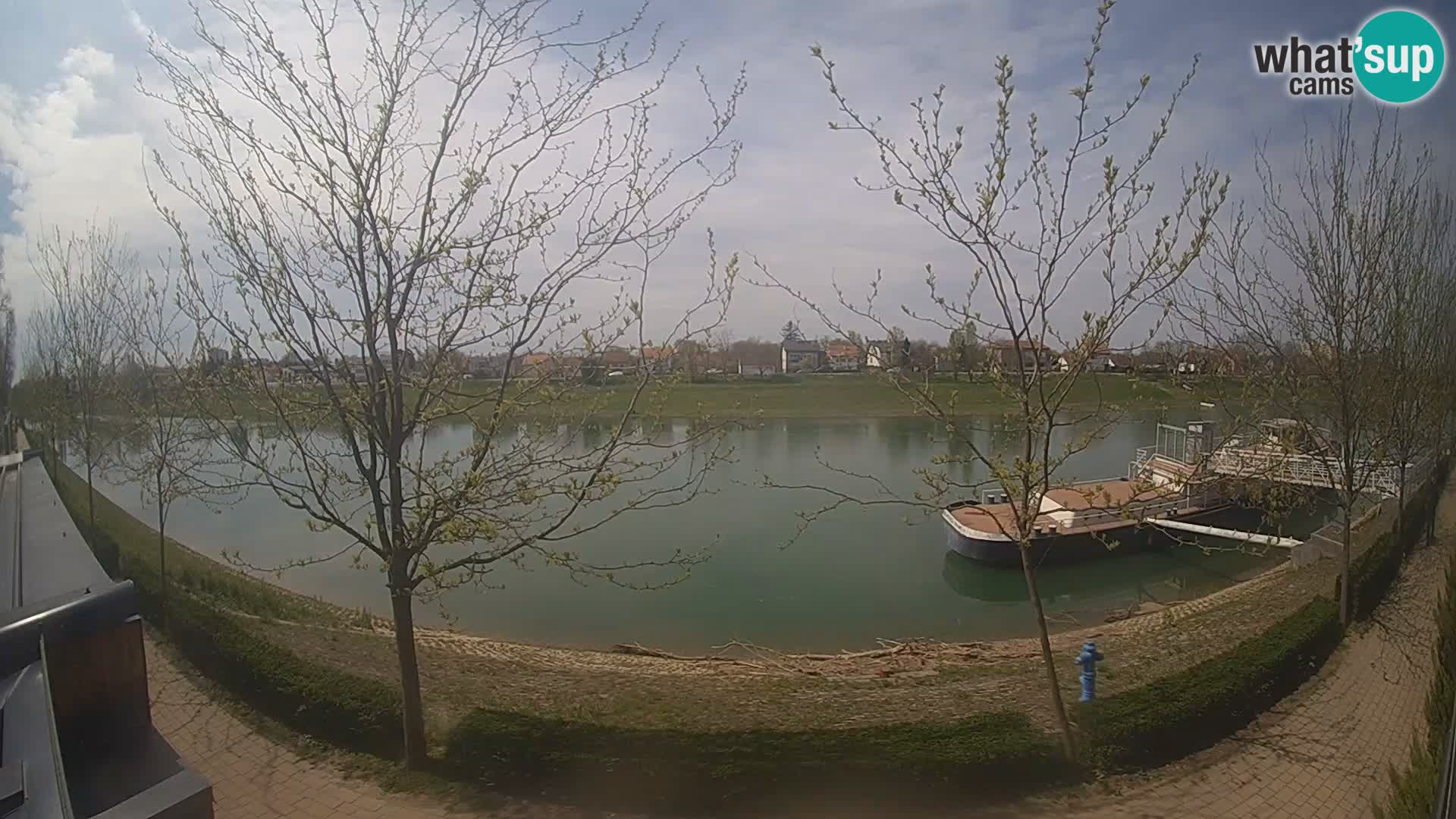 Sisak webcam en direct – vue sur la rivière Kolpa – Croatie