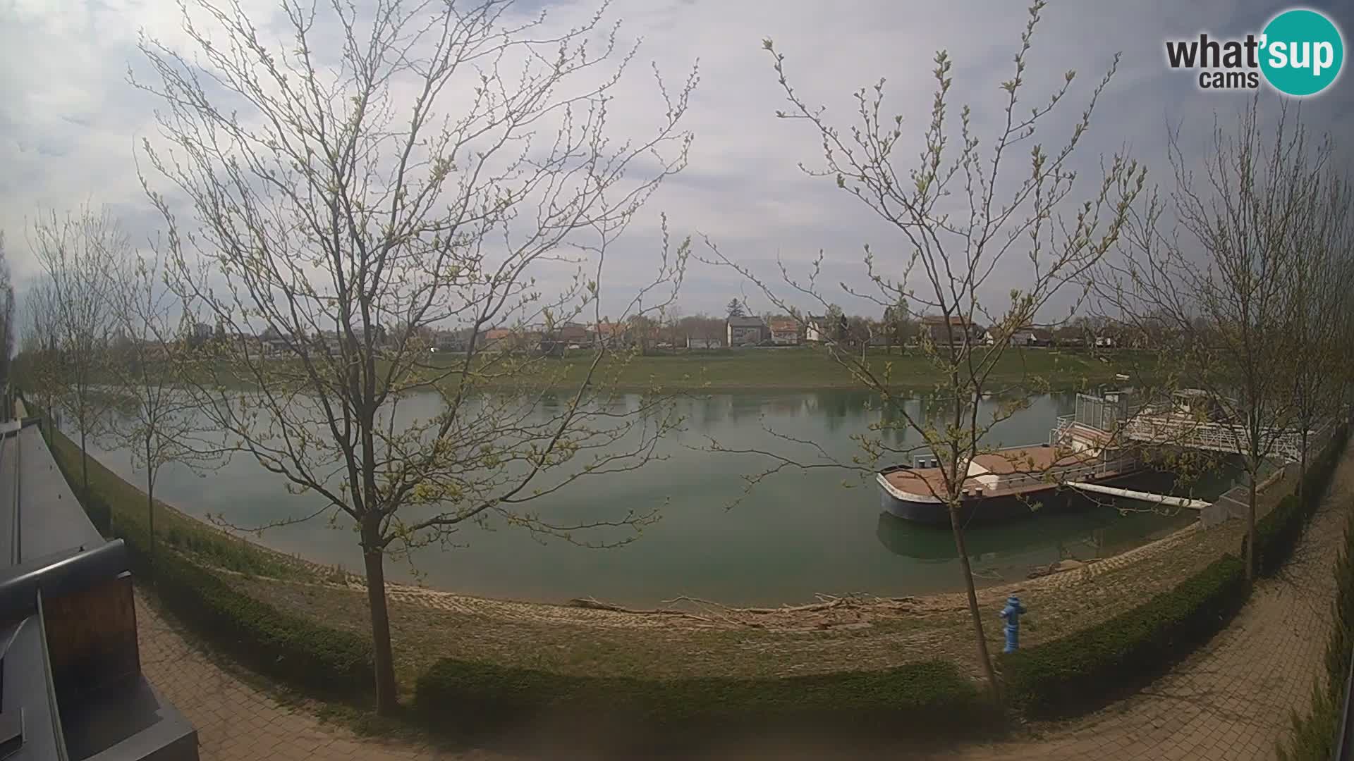 Sisak webcam en direct – vue sur la rivière Kolpa – Croatie