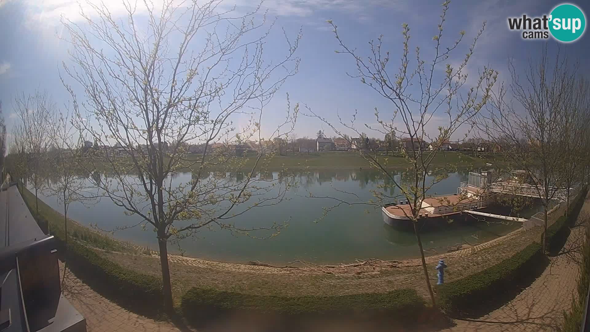 Sisak live webcam – vista sul fiume Kolpa – Croazia