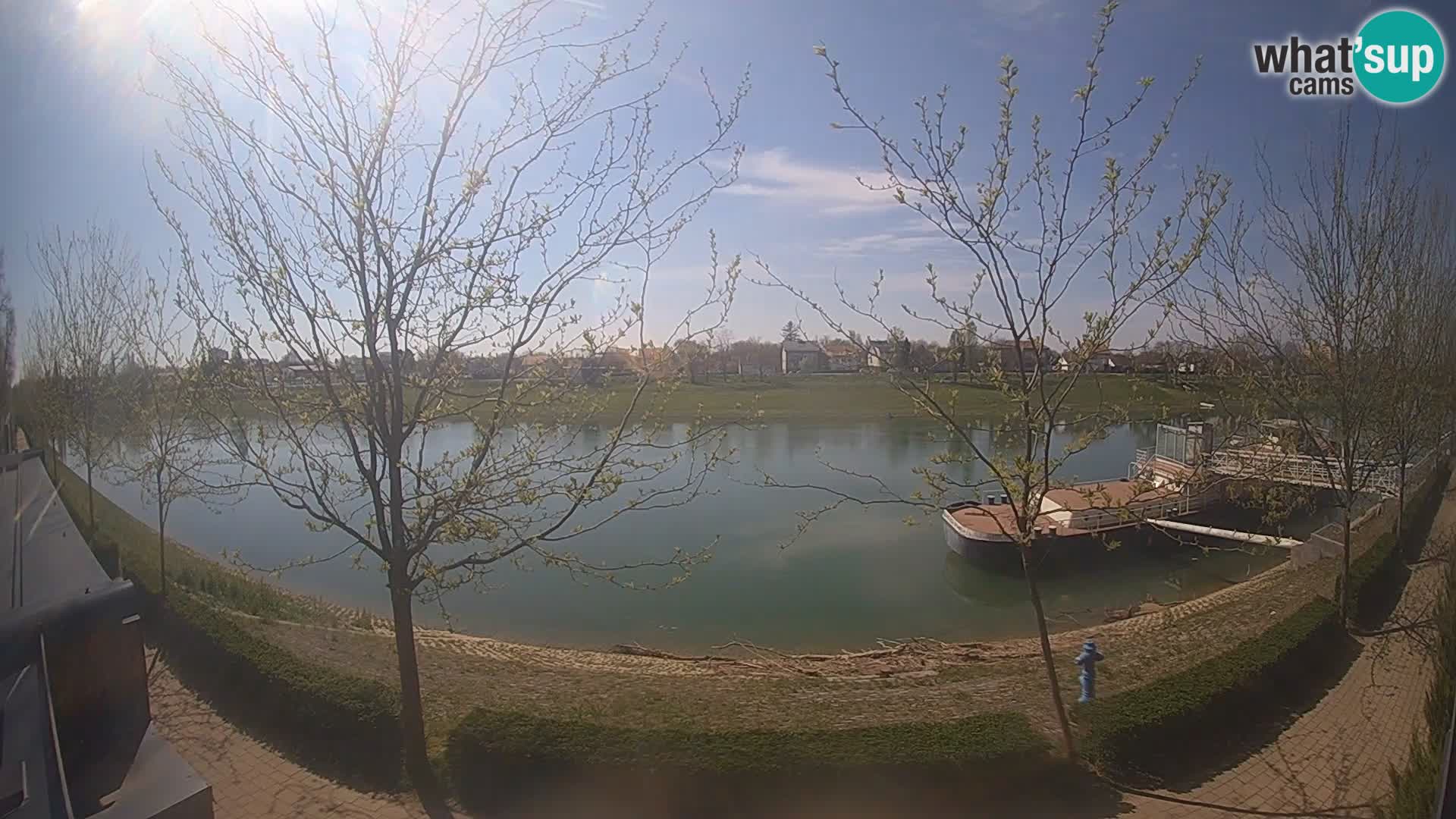 Sisak live webcam pogled na reku Kolpu