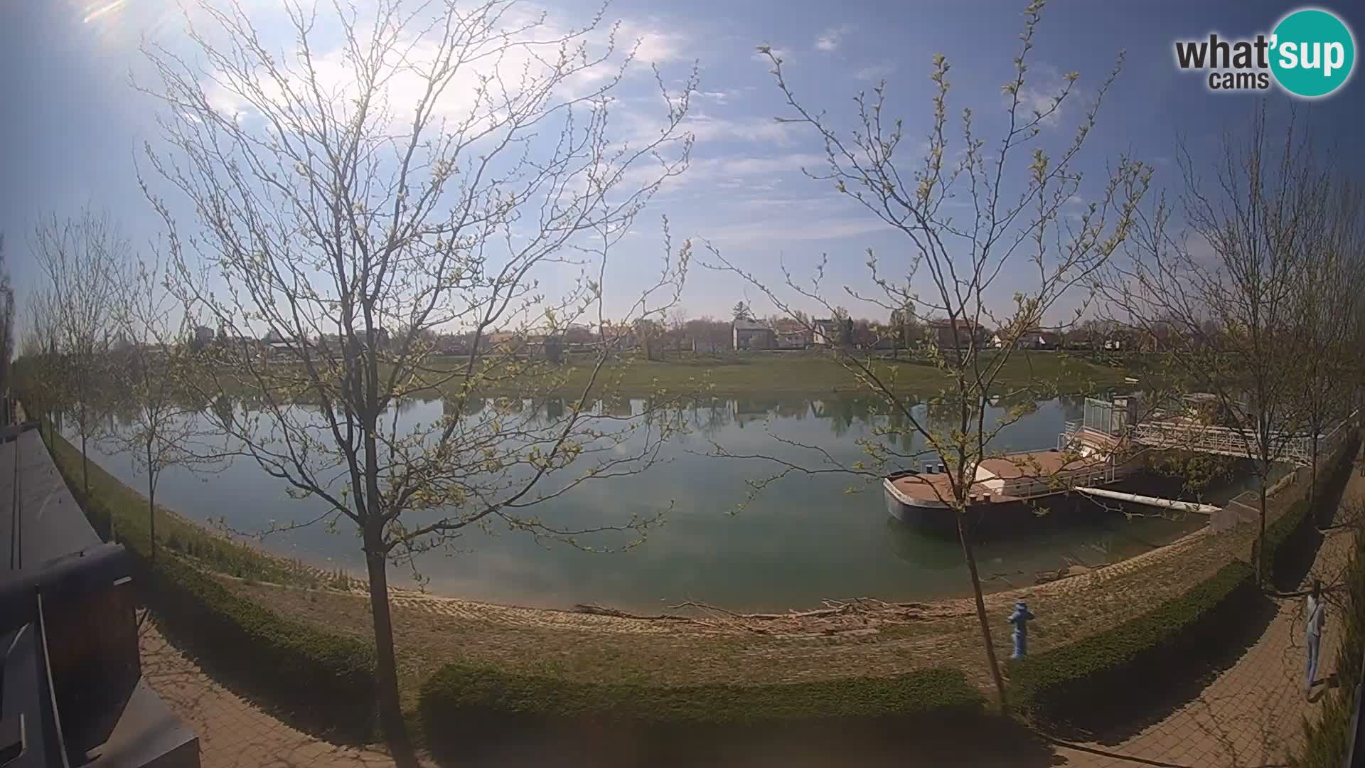 Sisak Live-Webcam Blick auf den Fluss Kolpa – Kroatien