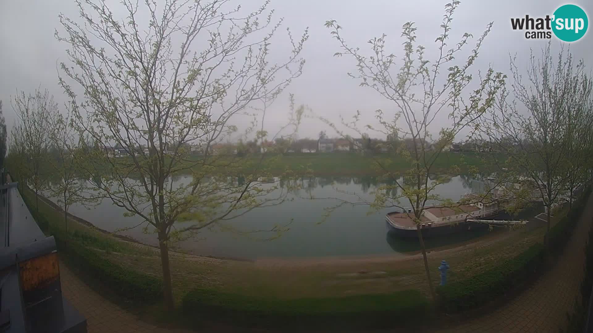 Sisak live webcam pogled na reku Kolpu