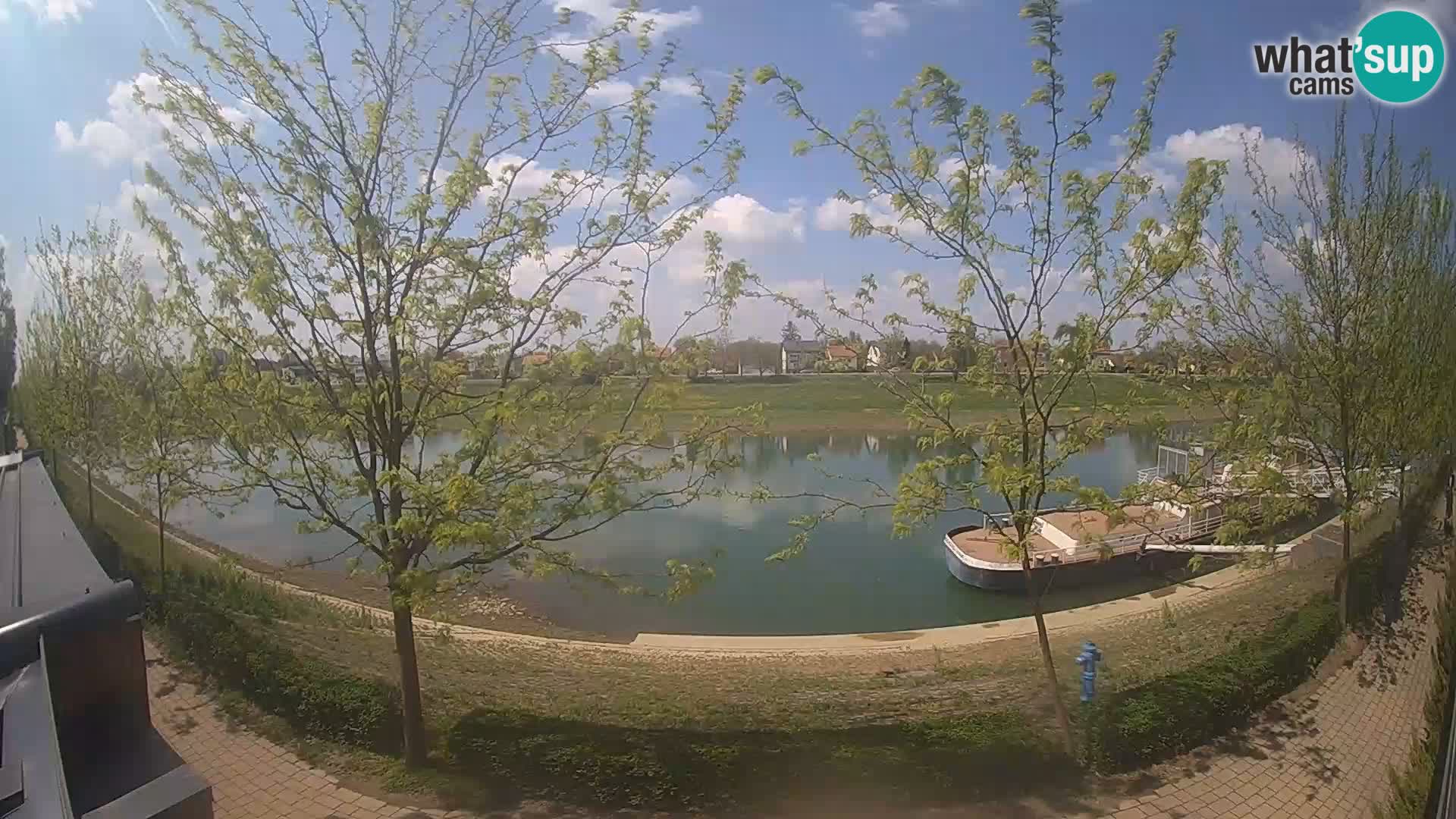 Sisak live webcam Kolpa river view – Croatia