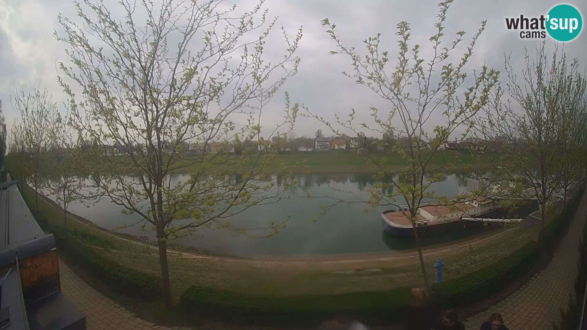 Sisak Live-Webcam Blick auf den Fluss Kolpa – Kroatien