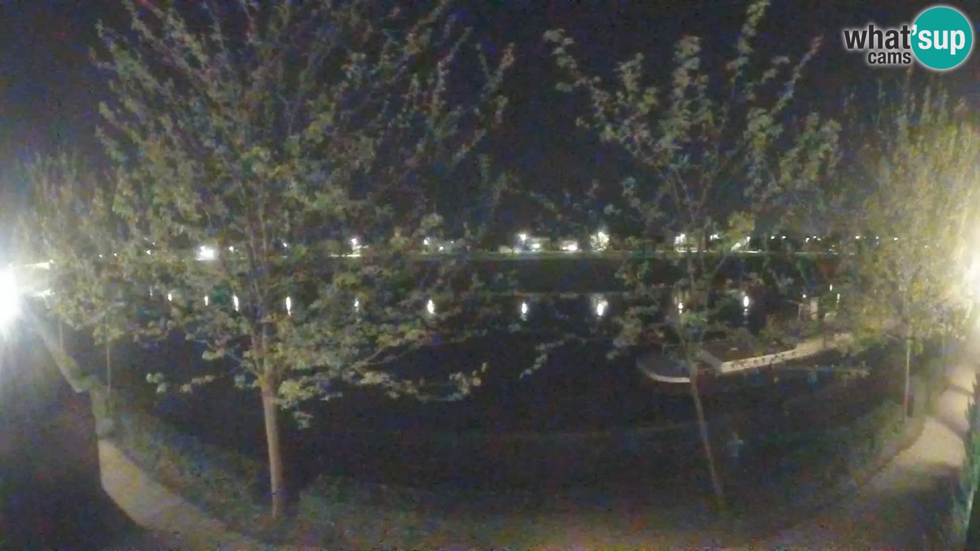 Sisak live webcam – vista sul fiume Kolpa – Croazia