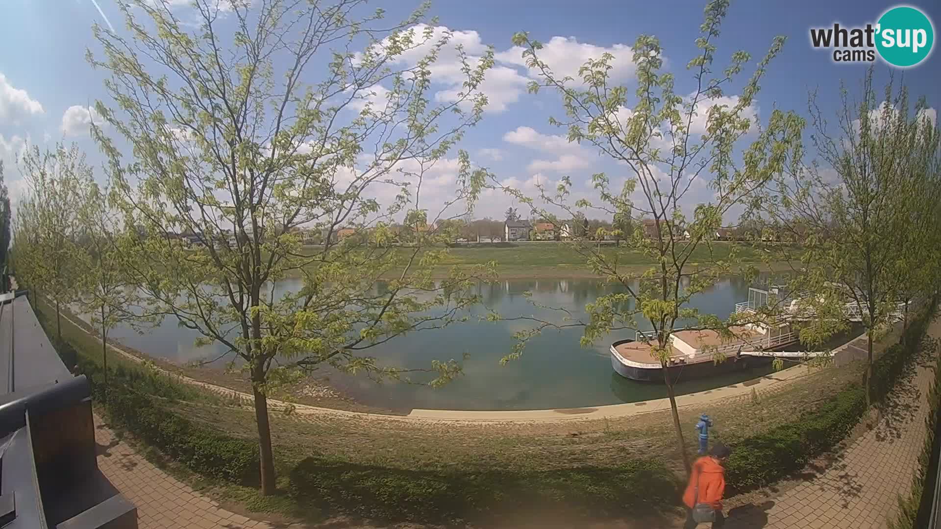 Sisak webcam en vivo Kolpa river view – Croacia