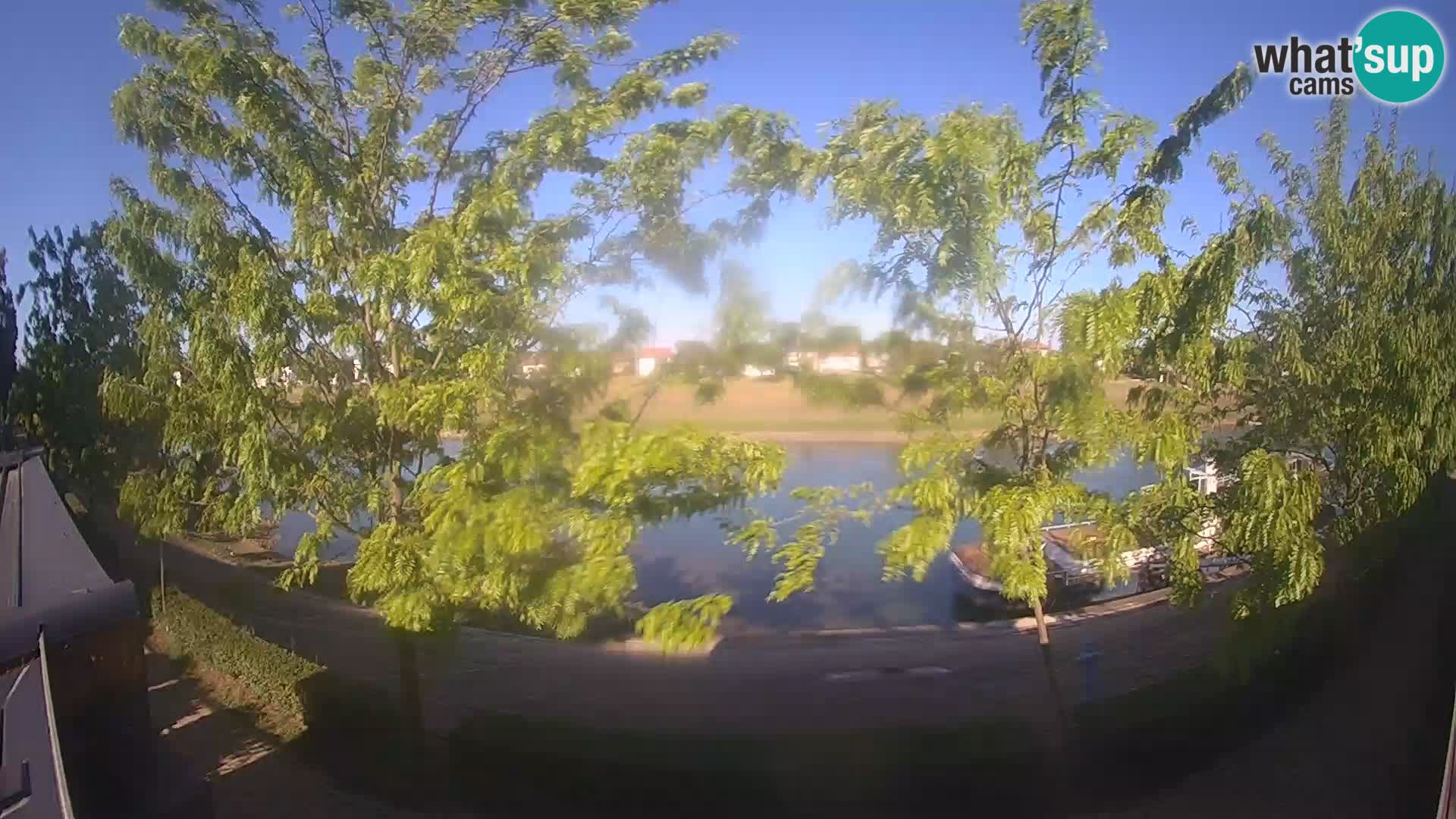 Sisak webcam en direct – vue sur la rivière Kolpa – Croatie