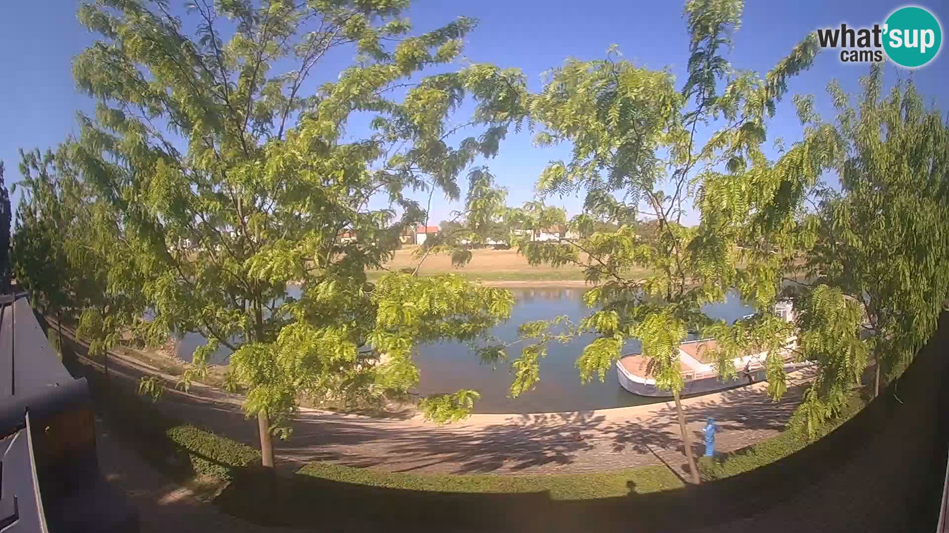 Sisak live webcam pogled na reku Kolpu
