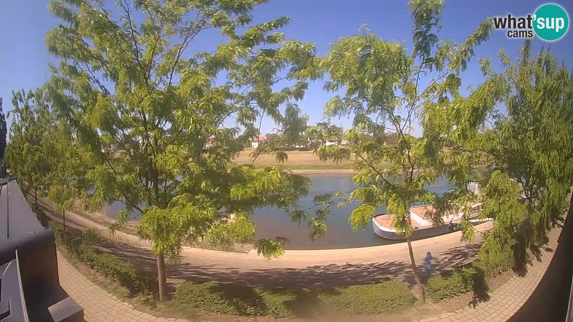 Sisak webcam en vivo Kolpa river view – Croacia