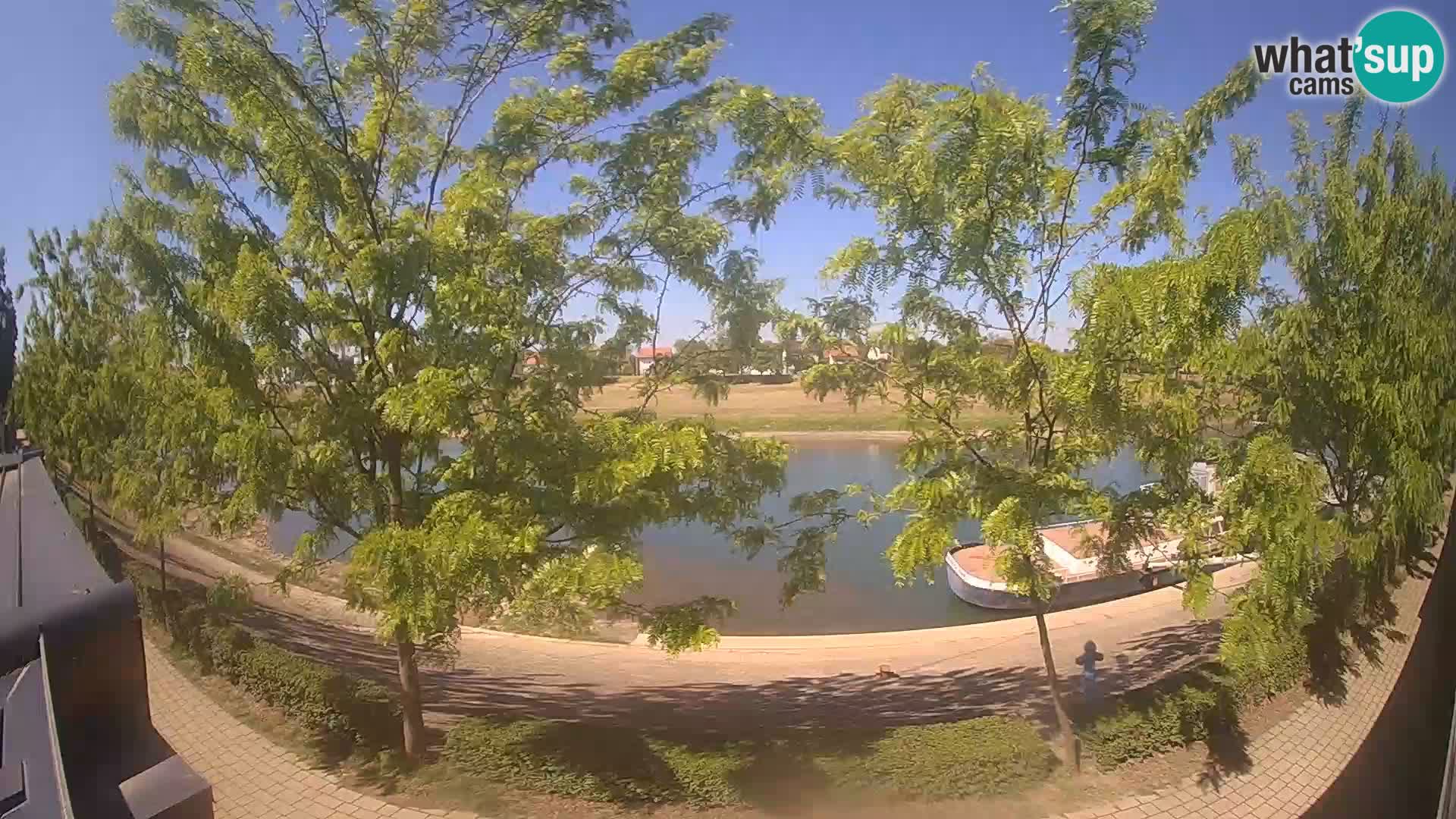 Sisak live webcam pogled na reku Kolpu