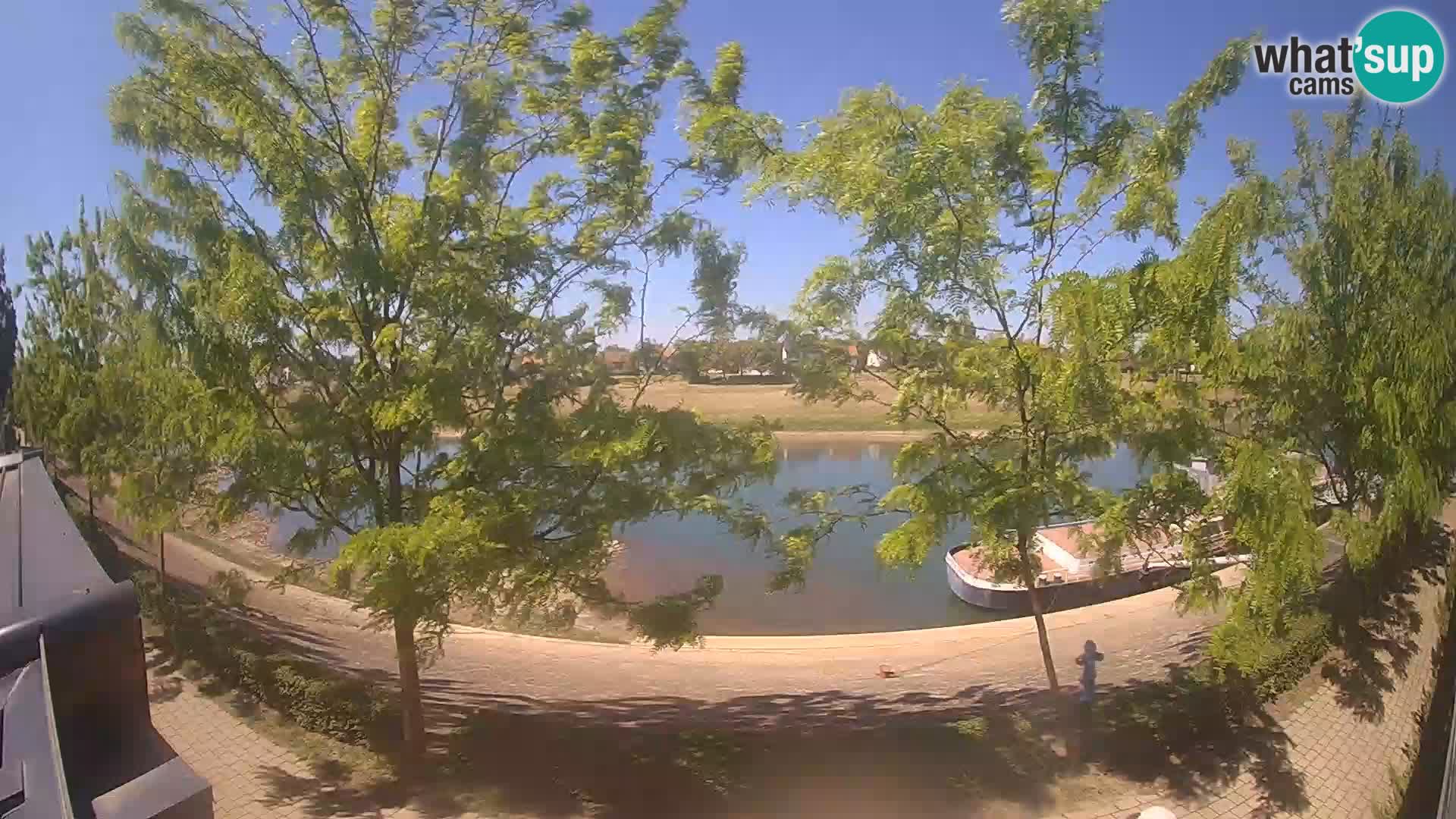 Sisak webcam en direct – vue sur la rivière Kolpa – Croatie