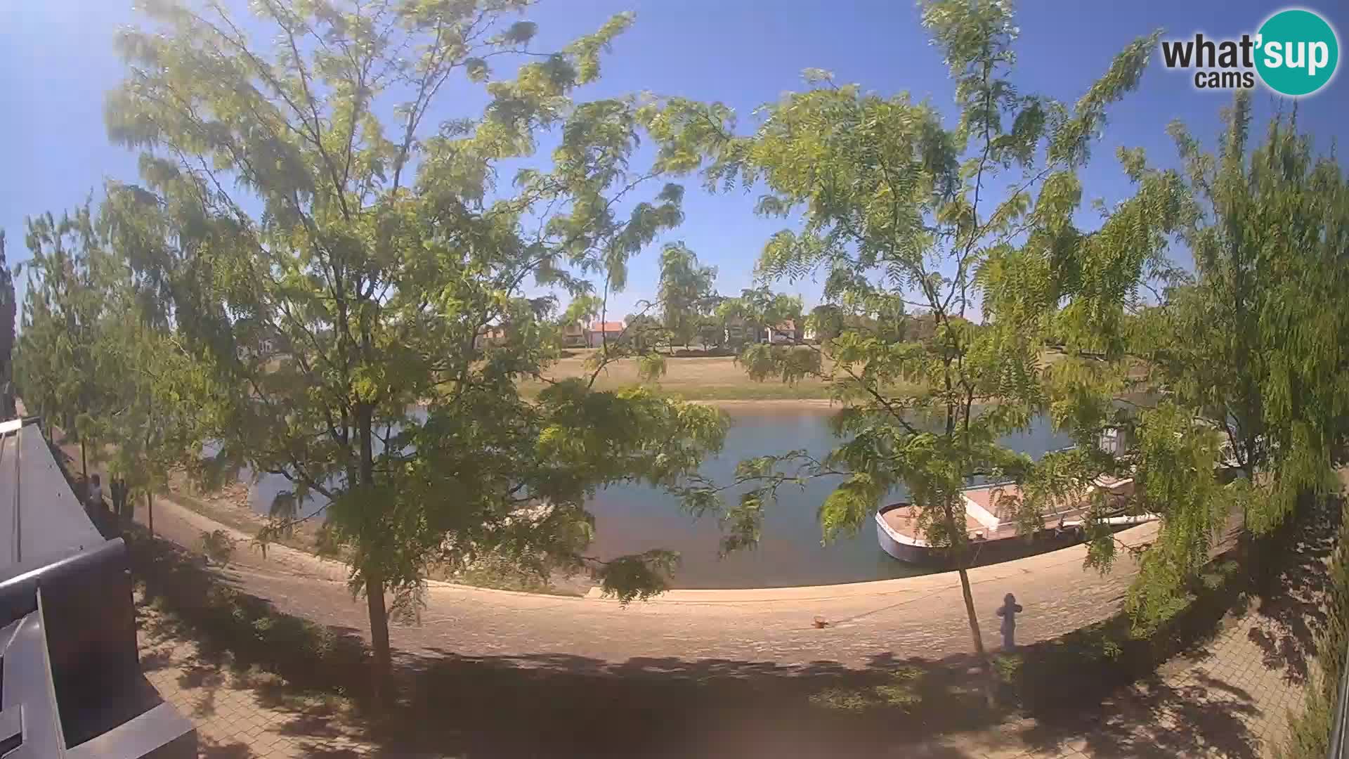 Sisak webcam en direct – vue sur la rivière Kolpa – Croatie