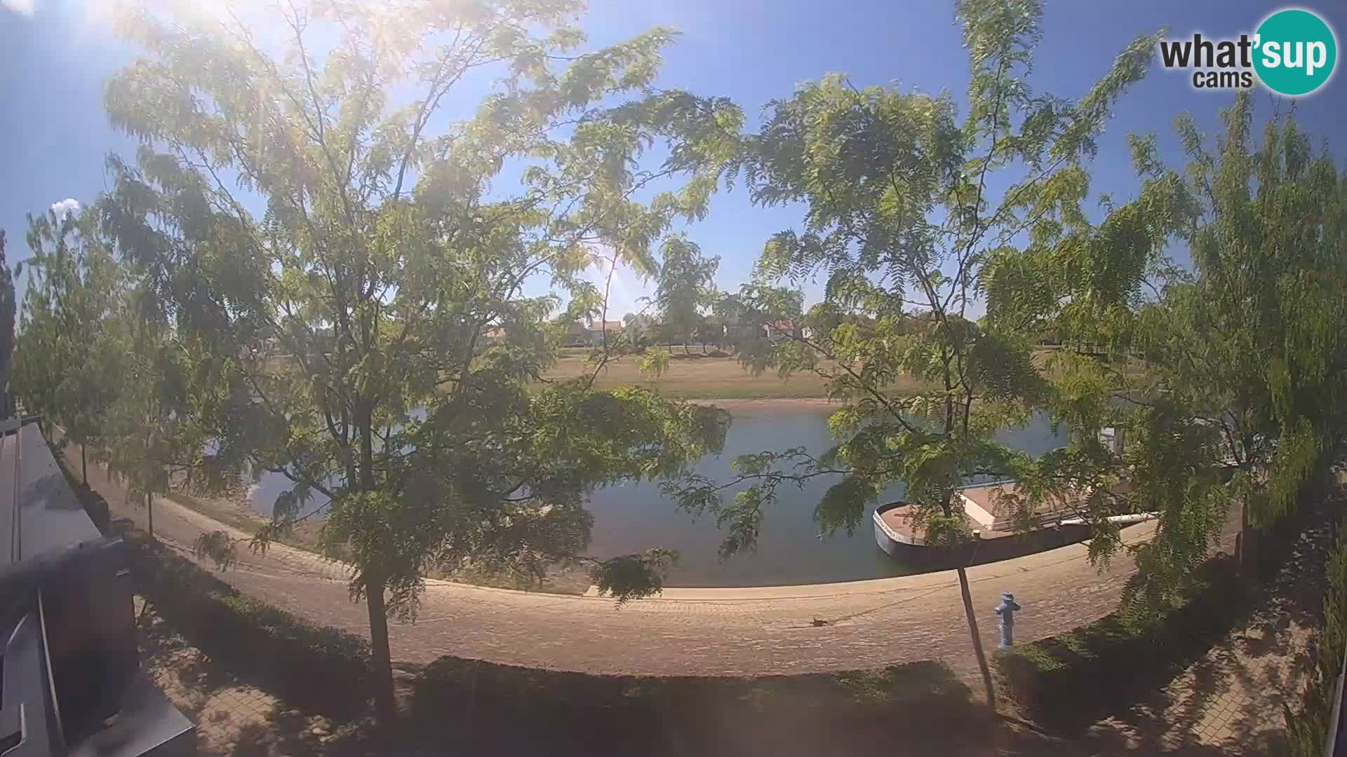 Sisak webcam en vivo Kolpa river view – Croacia