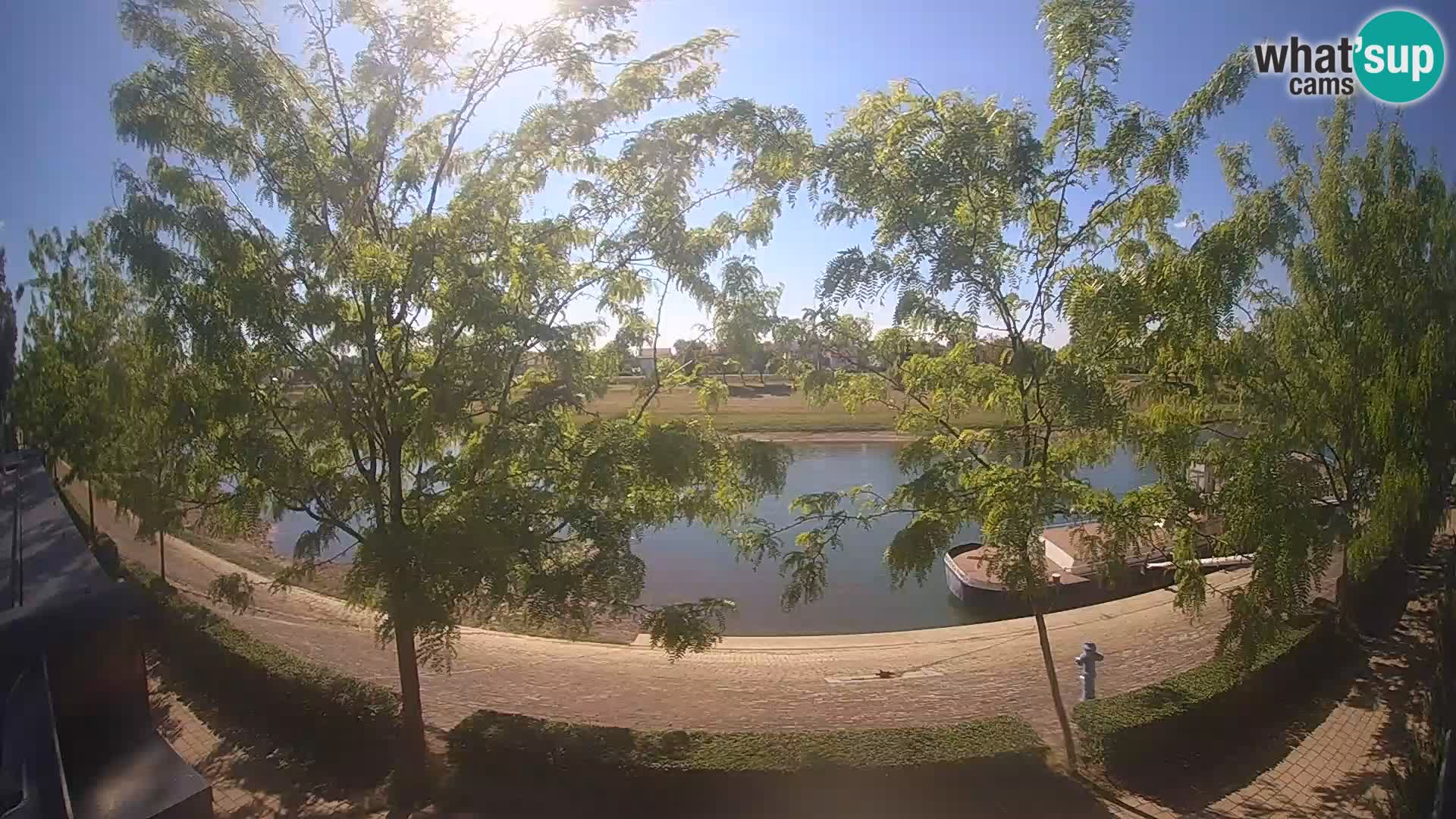 Sisak live webcam Kolpa river view – Croatia
