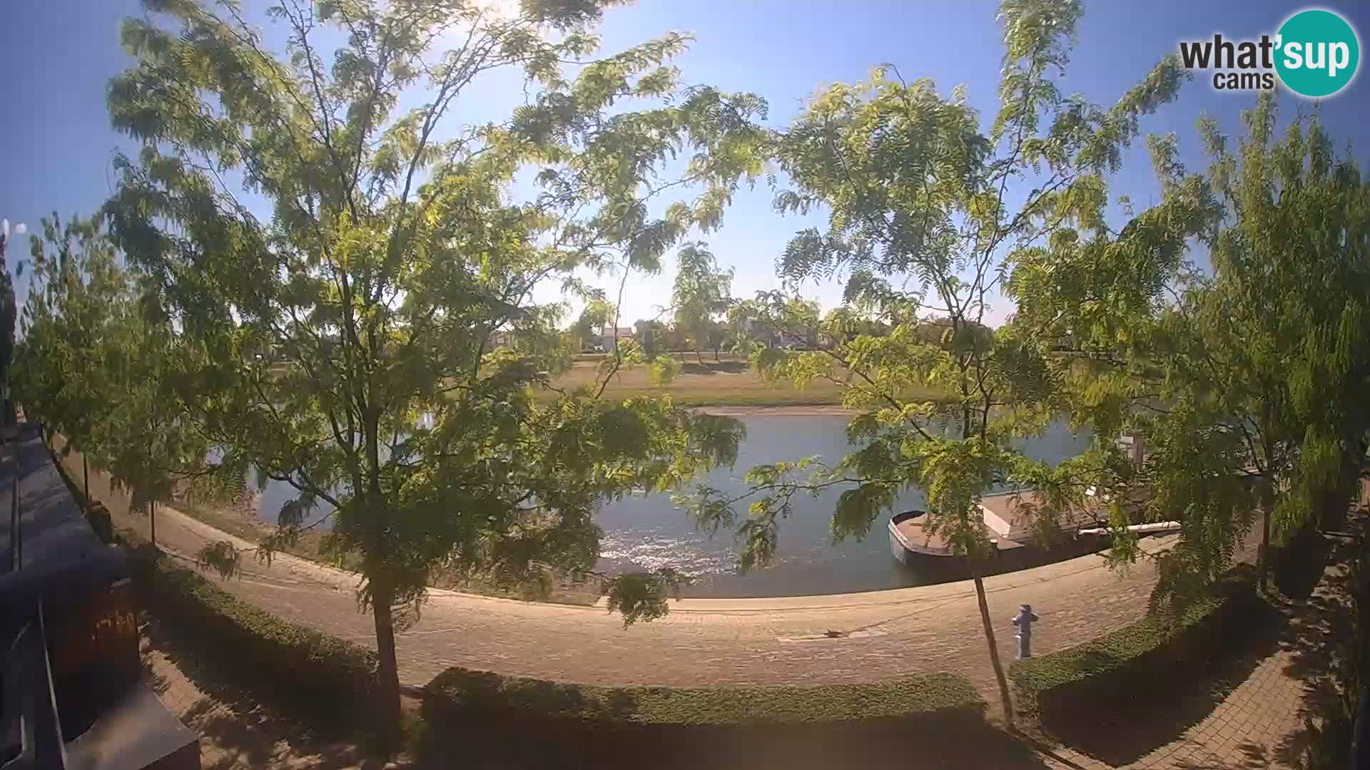 Sisak Live-Webcam Blick auf den Fluss Kolpa – Kroatien