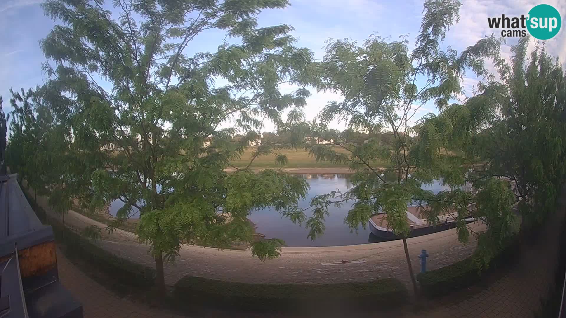 Sisak Live-Webcam Blick auf den Fluss Kolpa – Kroatien