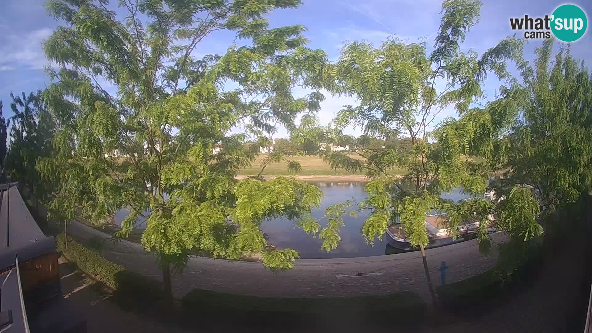 Sisak live webcam pogled na reku Kolpu