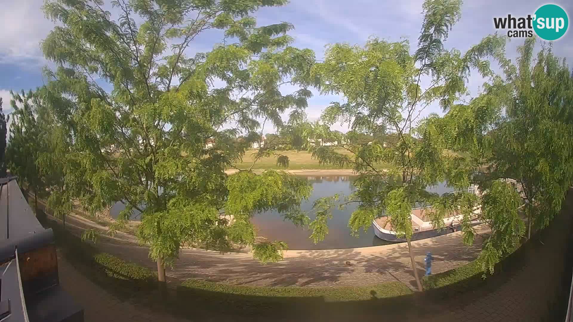 Sisak live webcam pogled na reku Kolpu