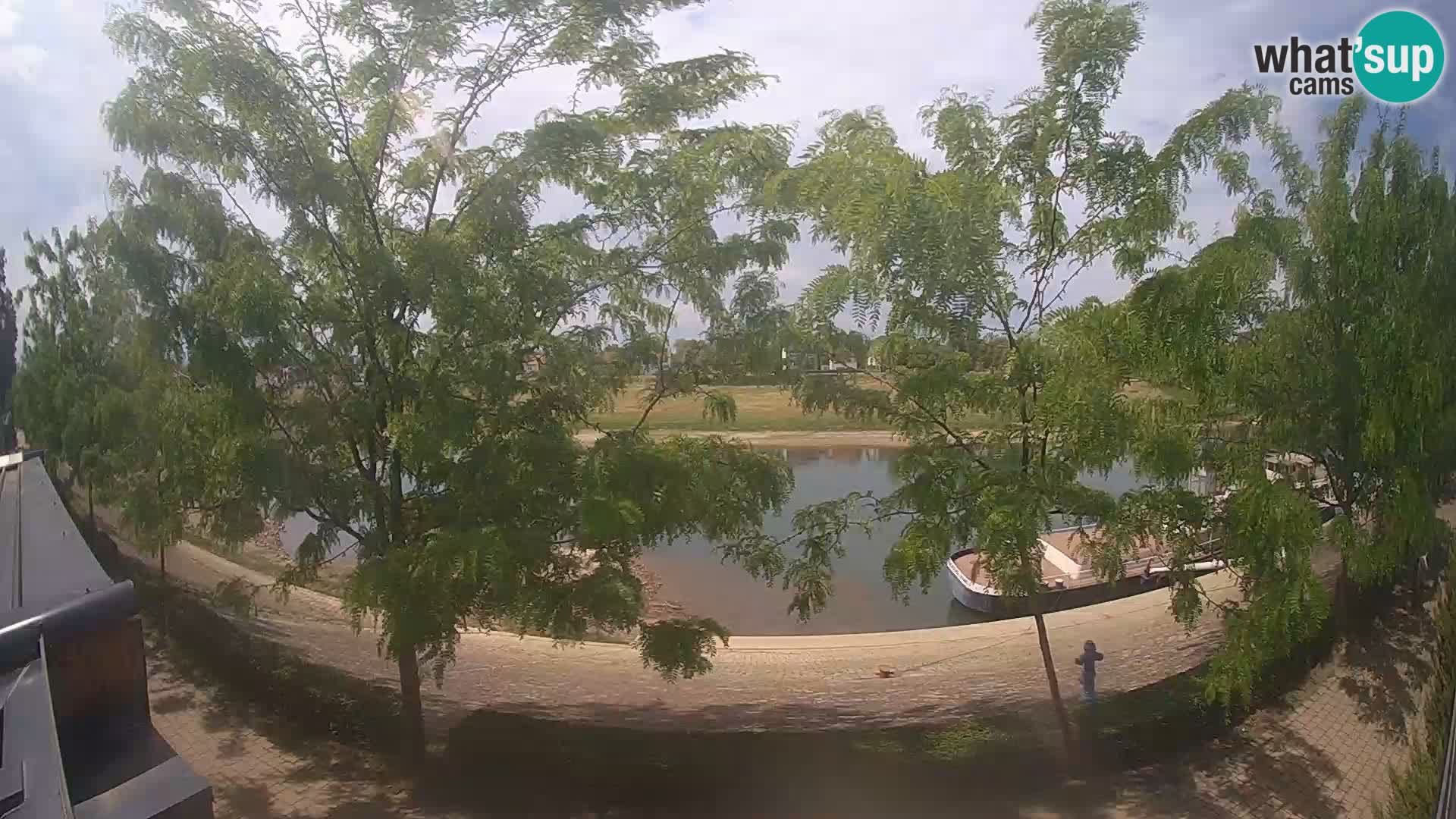 Sisak webcam en vivo Kolpa river view – Croacia