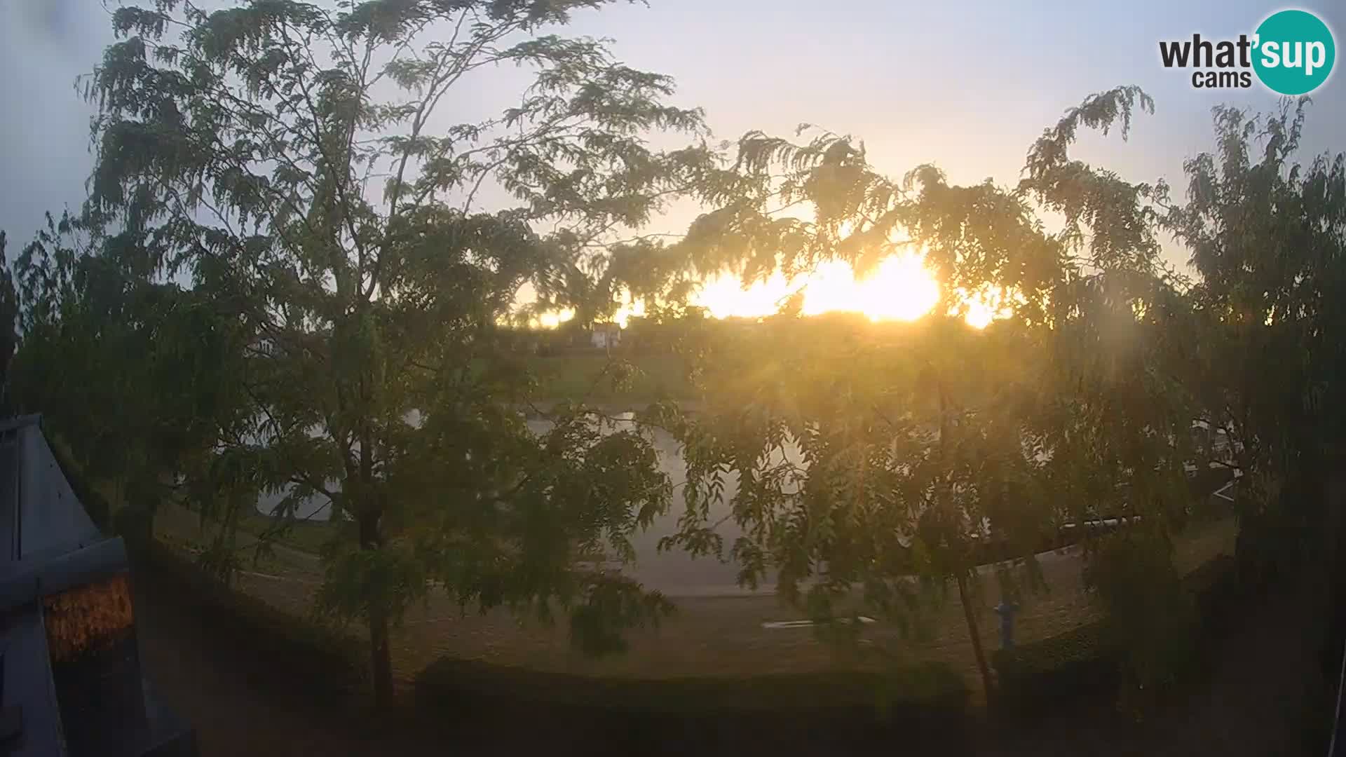 Sisak Live-Webcam Blick auf den Fluss Kolpa – Kroatien