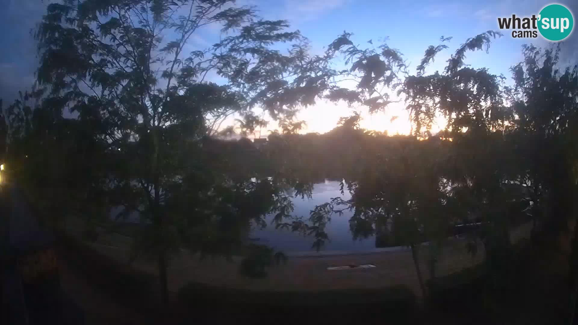 Sisak live webcam Kolpa river view – Croatia