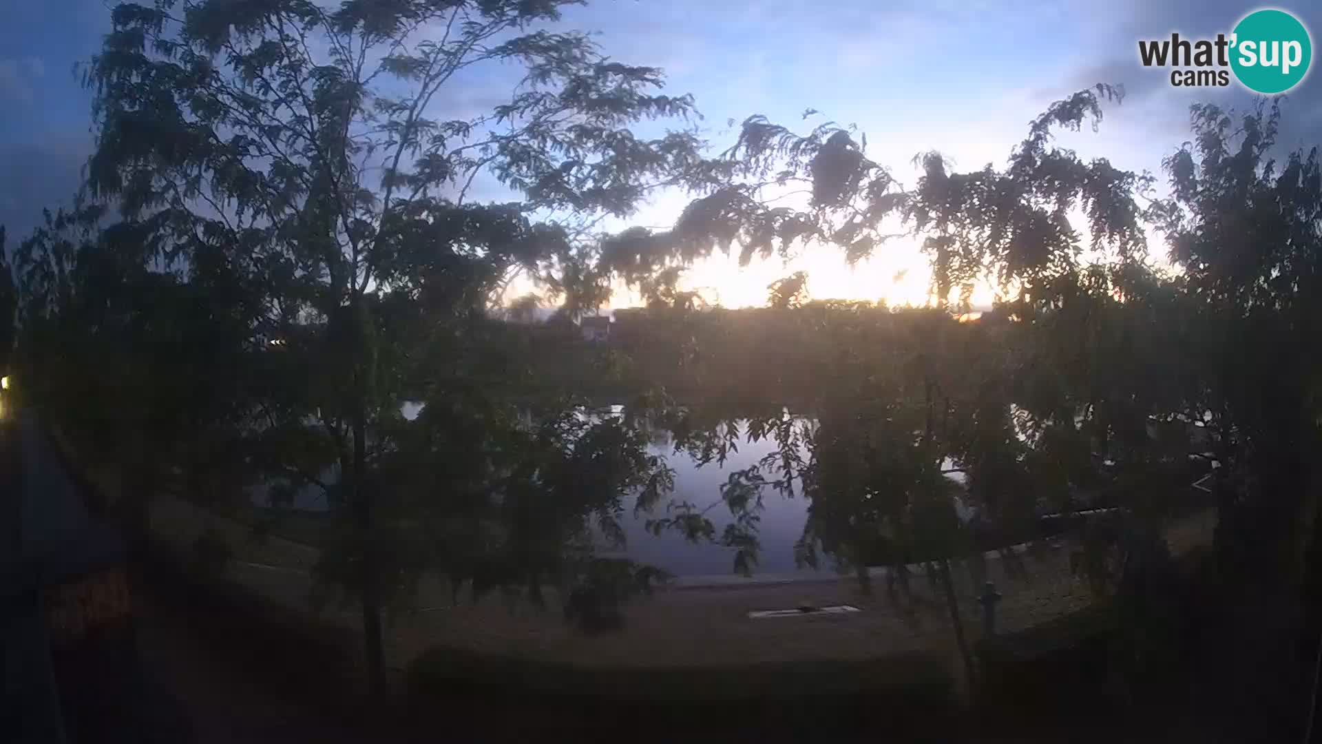 Sisak live webcam – vista sul fiume Kolpa – Croazia