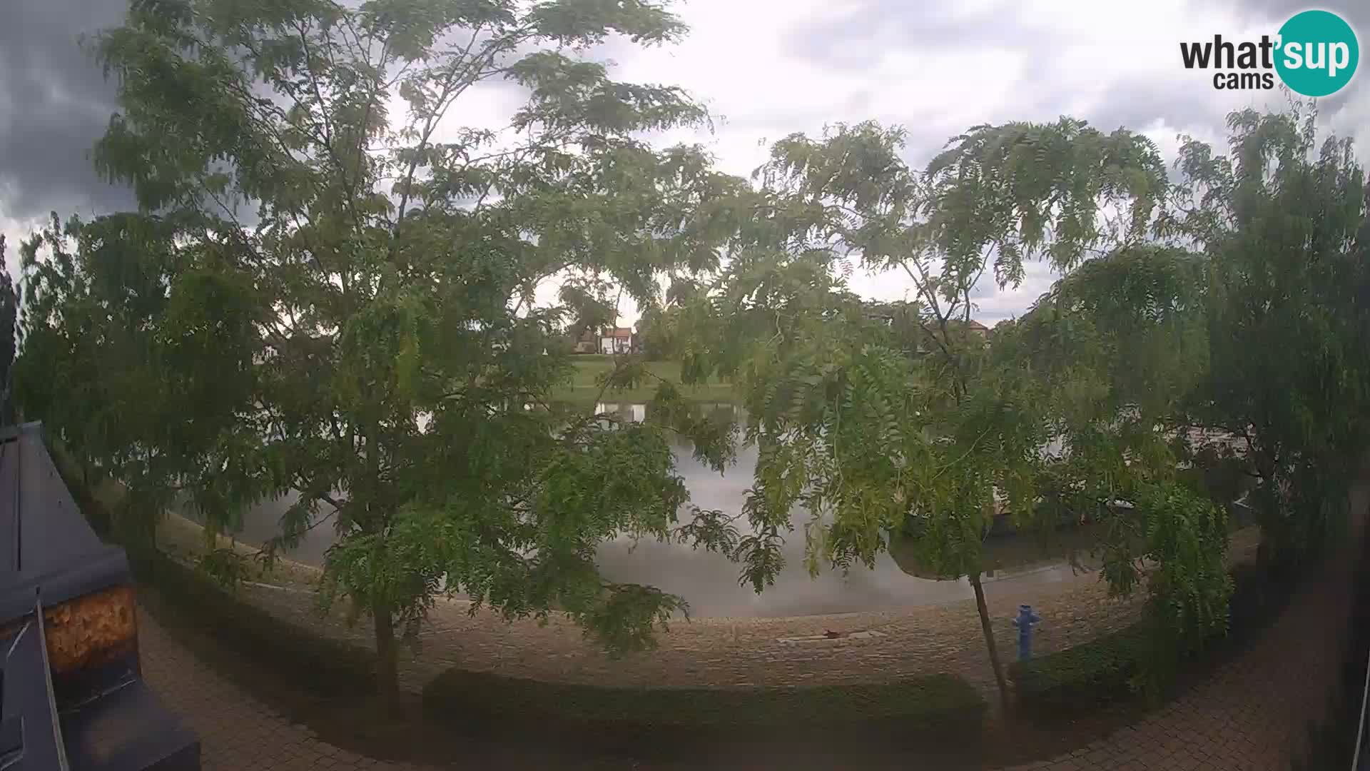 Sisak webcam en vivo Kolpa river view – Croacia
