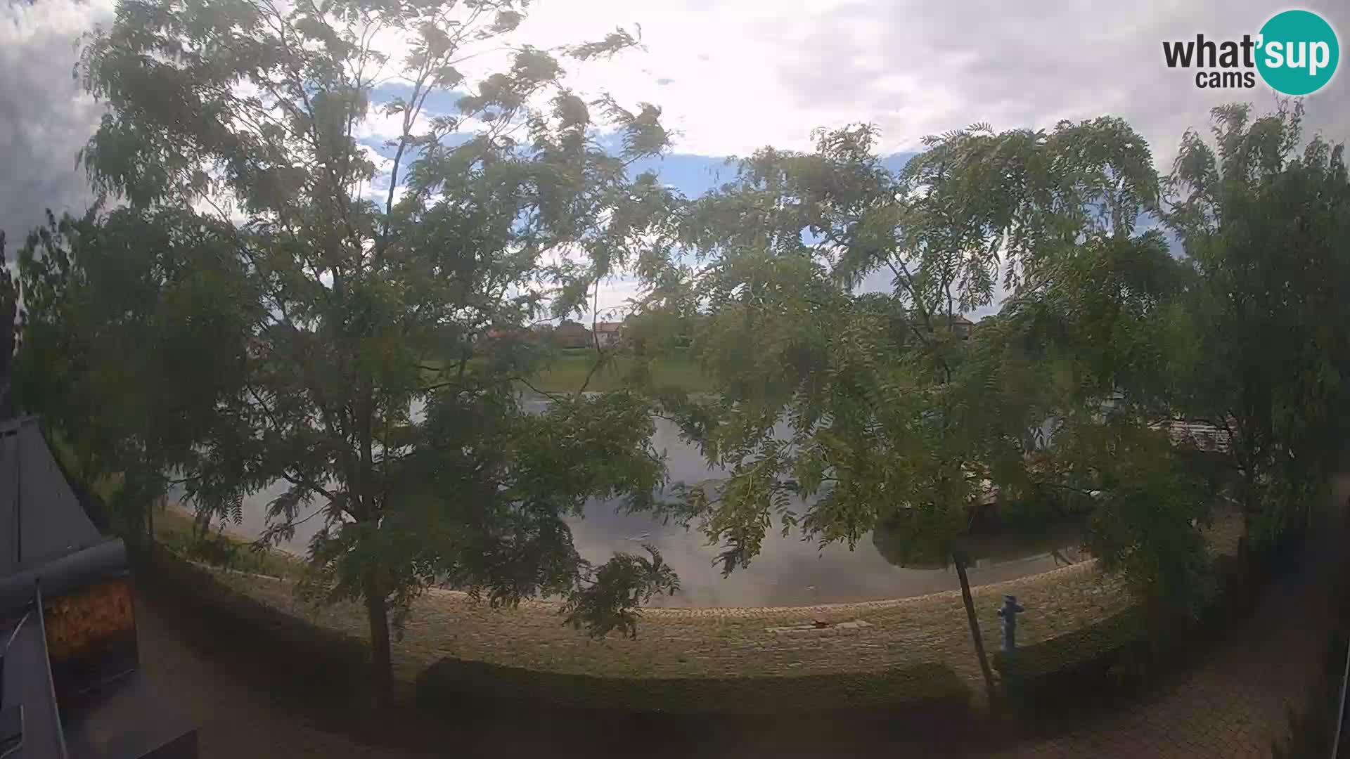 Sisak Live-Webcam Blick auf den Fluss Kolpa – Kroatien