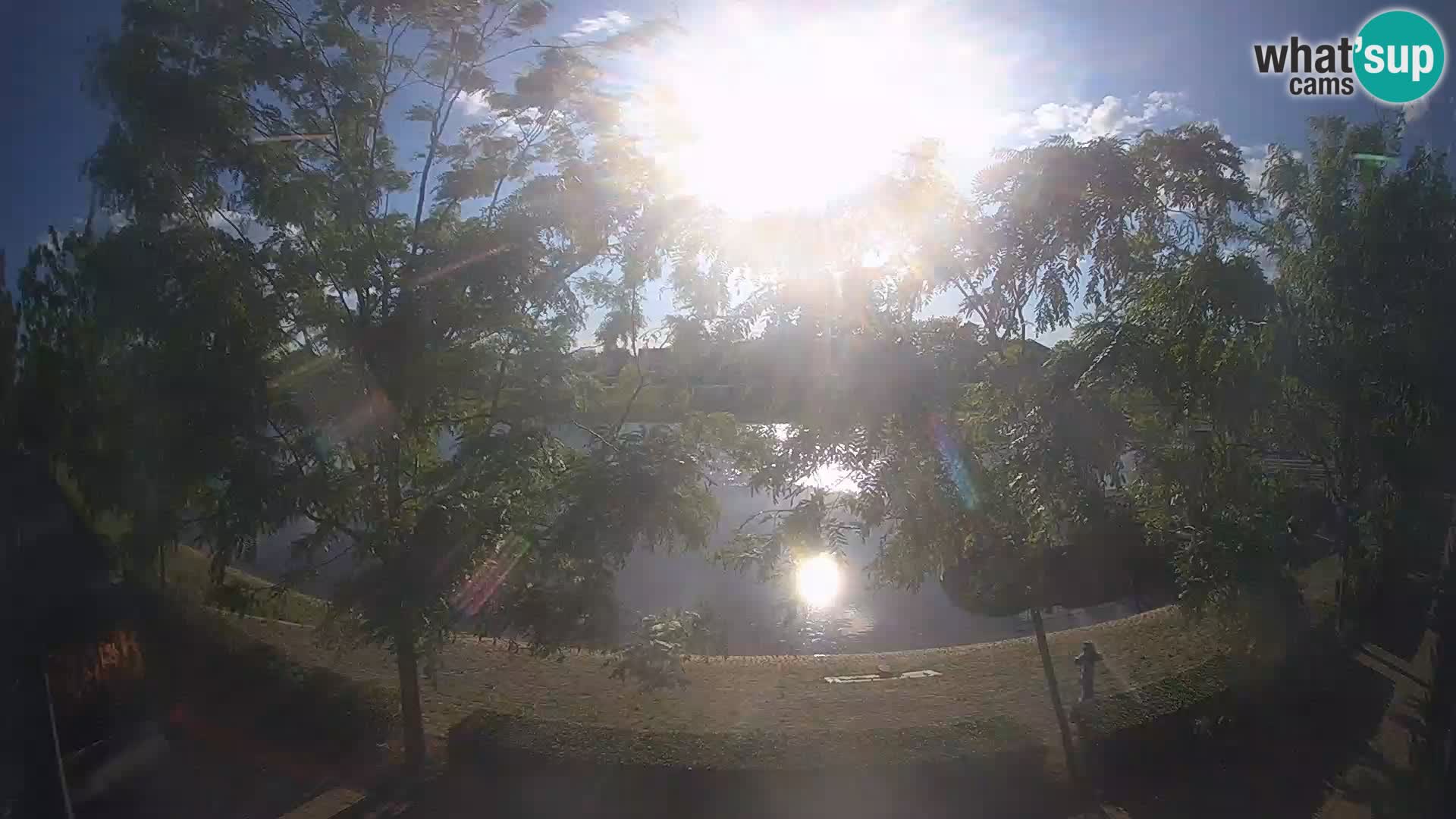 Sisak webcam en direct – vue sur la rivière Kolpa – Croatie