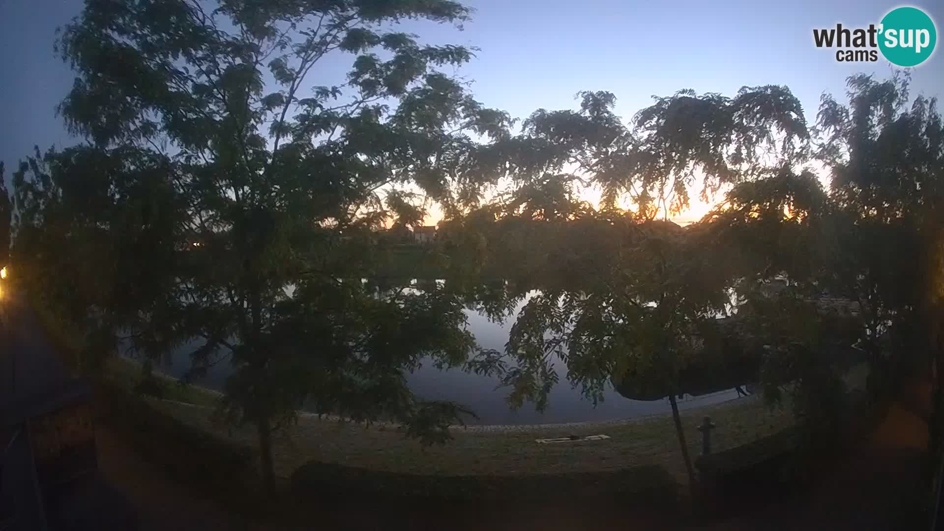 Sisak Live-Webcam Blick auf den Fluss Kolpa – Kroatien