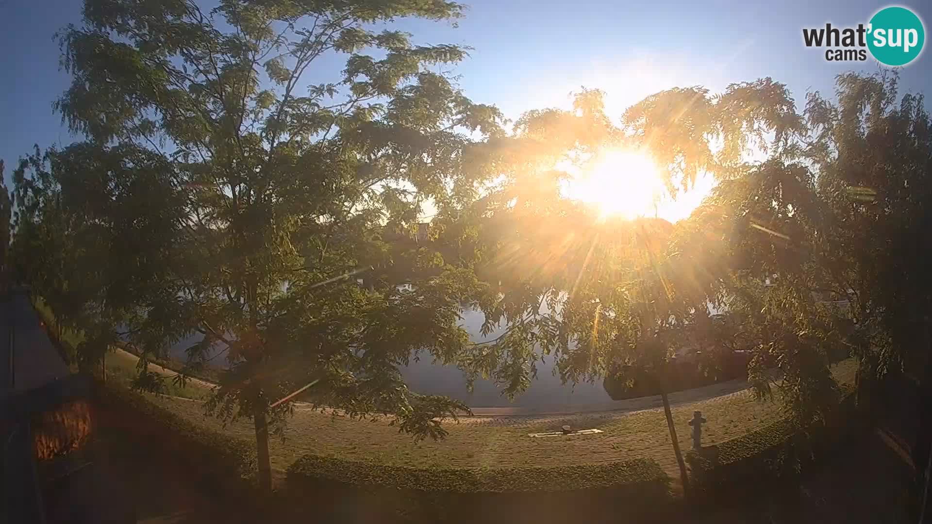 Sisak Live-Webcam Blick auf den Fluss Kolpa – Kroatien