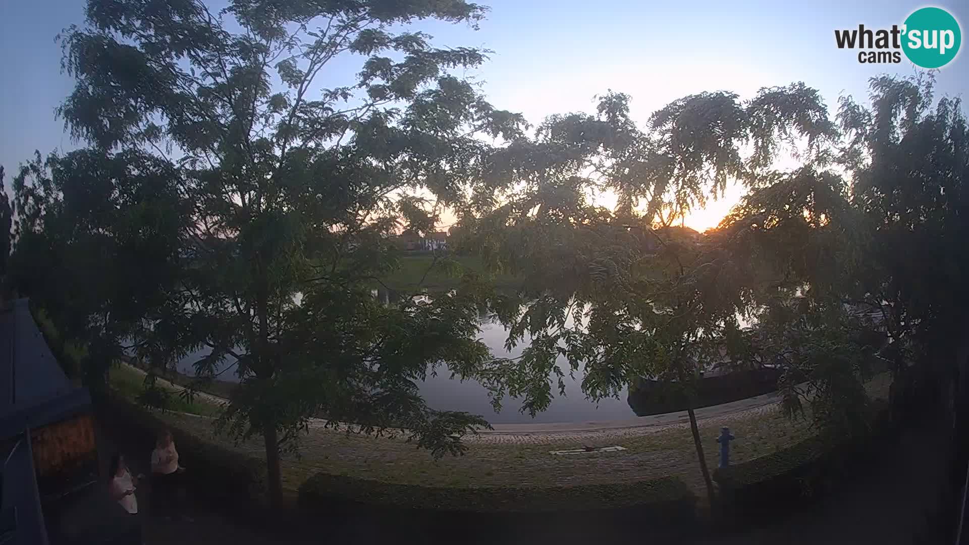 Sisak Live-Webcam Blick auf den Fluss Kolpa – Kroatien