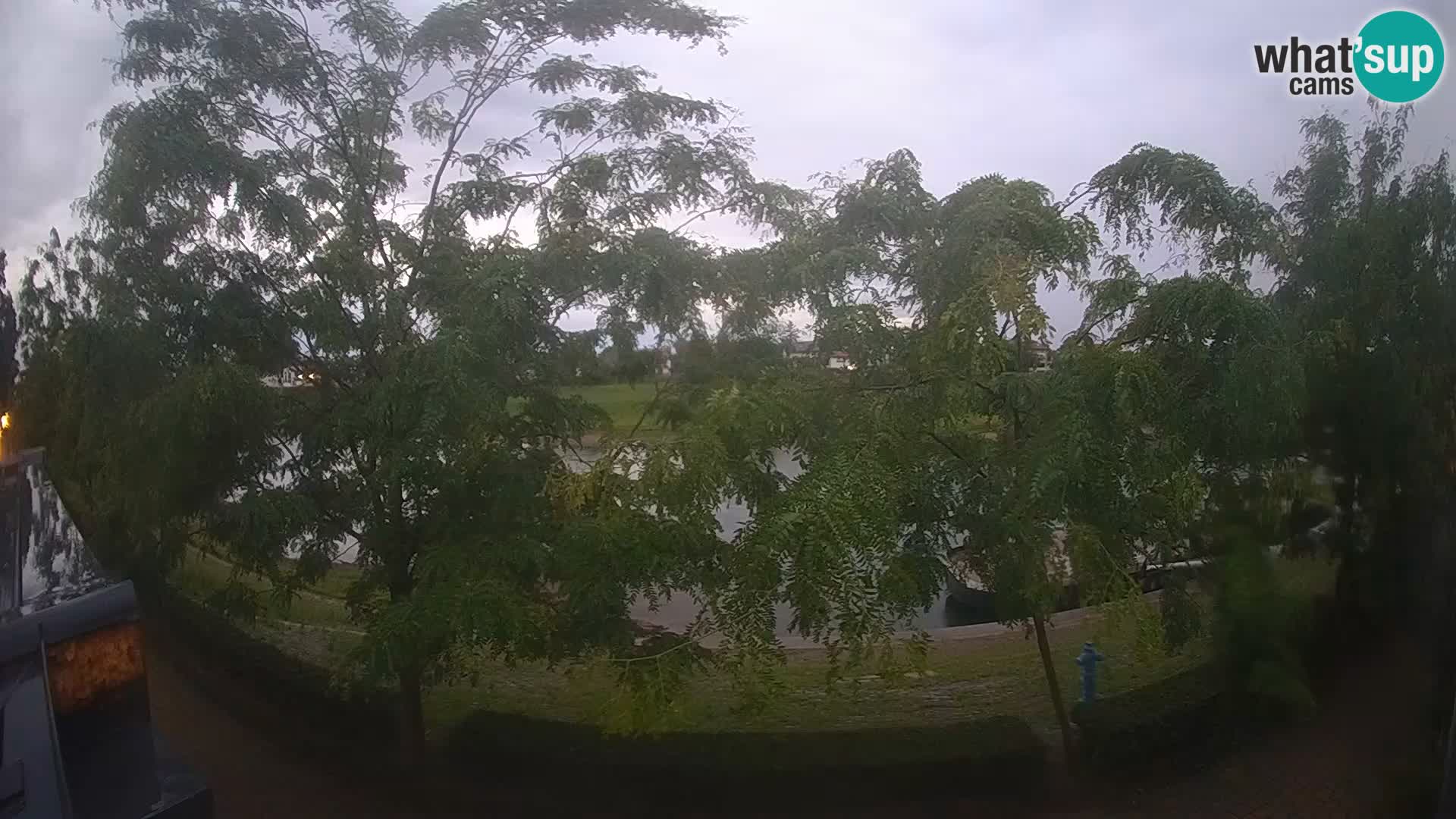 Sisak webcam en vivo Kolpa river view – Croacia