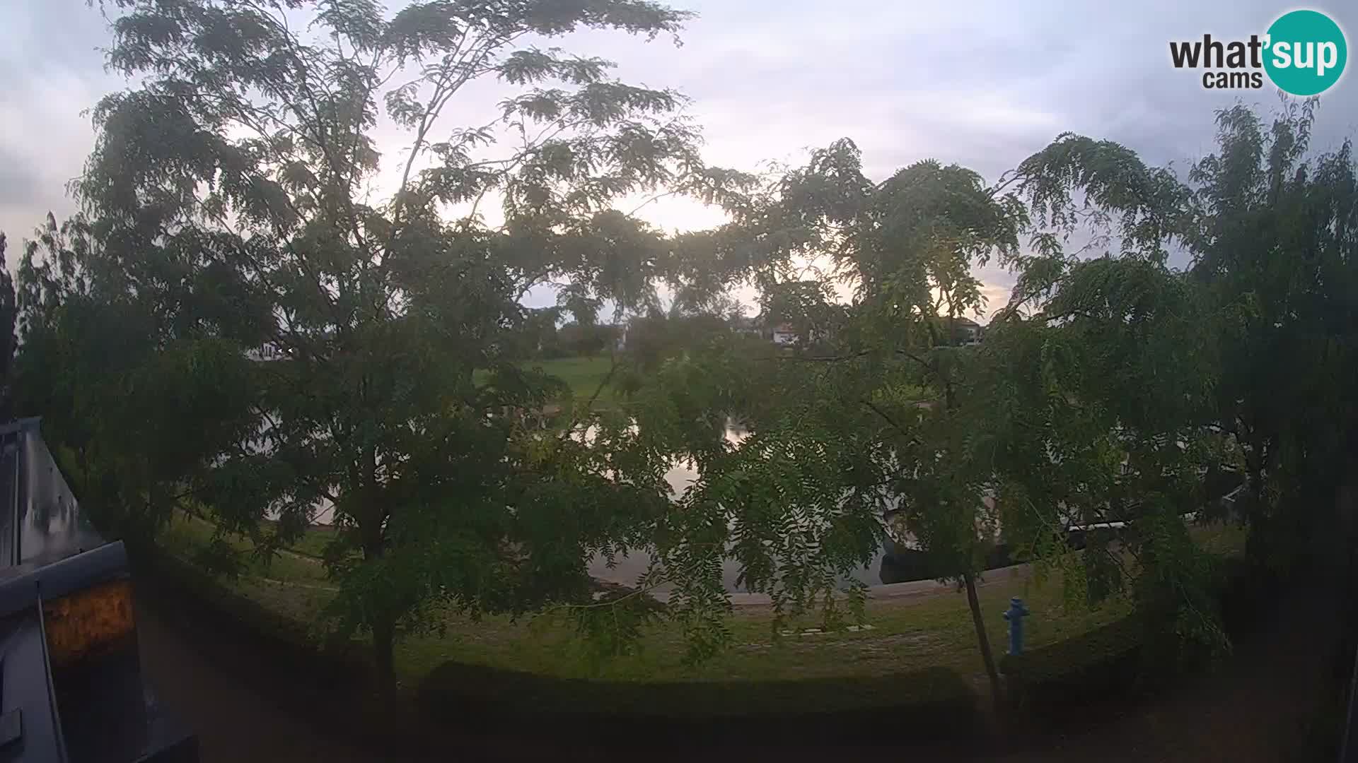 Sisak live webcam – vista sul fiume Kolpa – Croazia