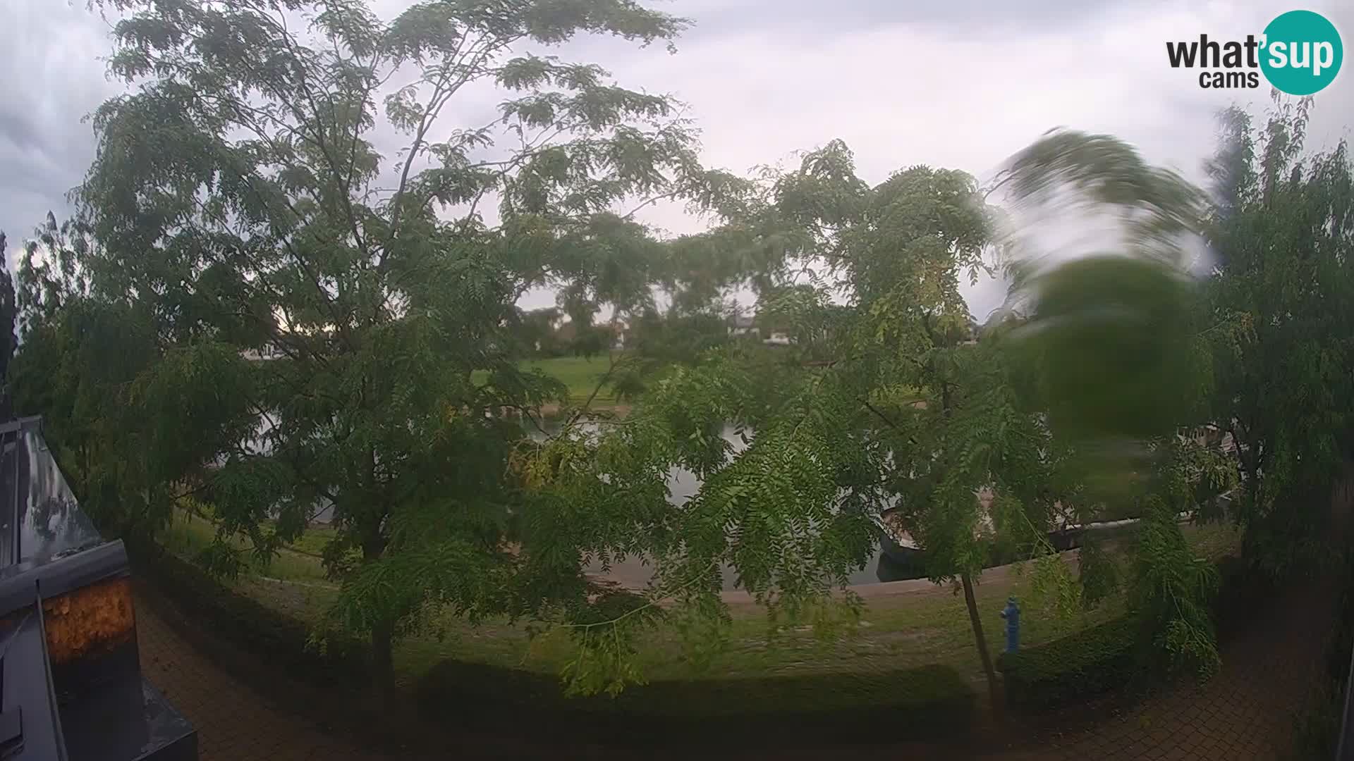 Sisak Live-Webcam Blick auf den Fluss Kolpa – Kroatien