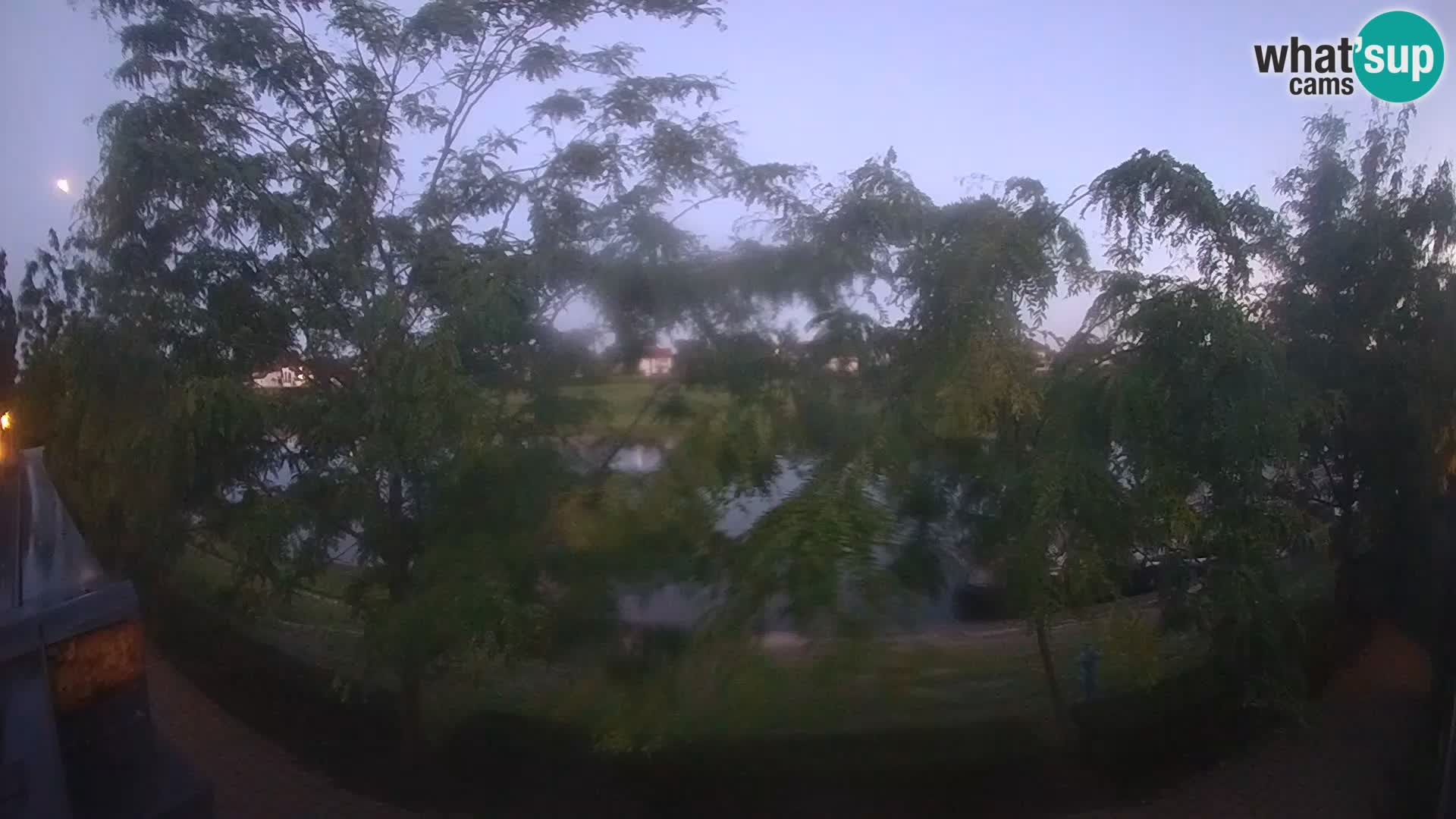 Sisak live webcam – vista sul fiume Kolpa – Croazia