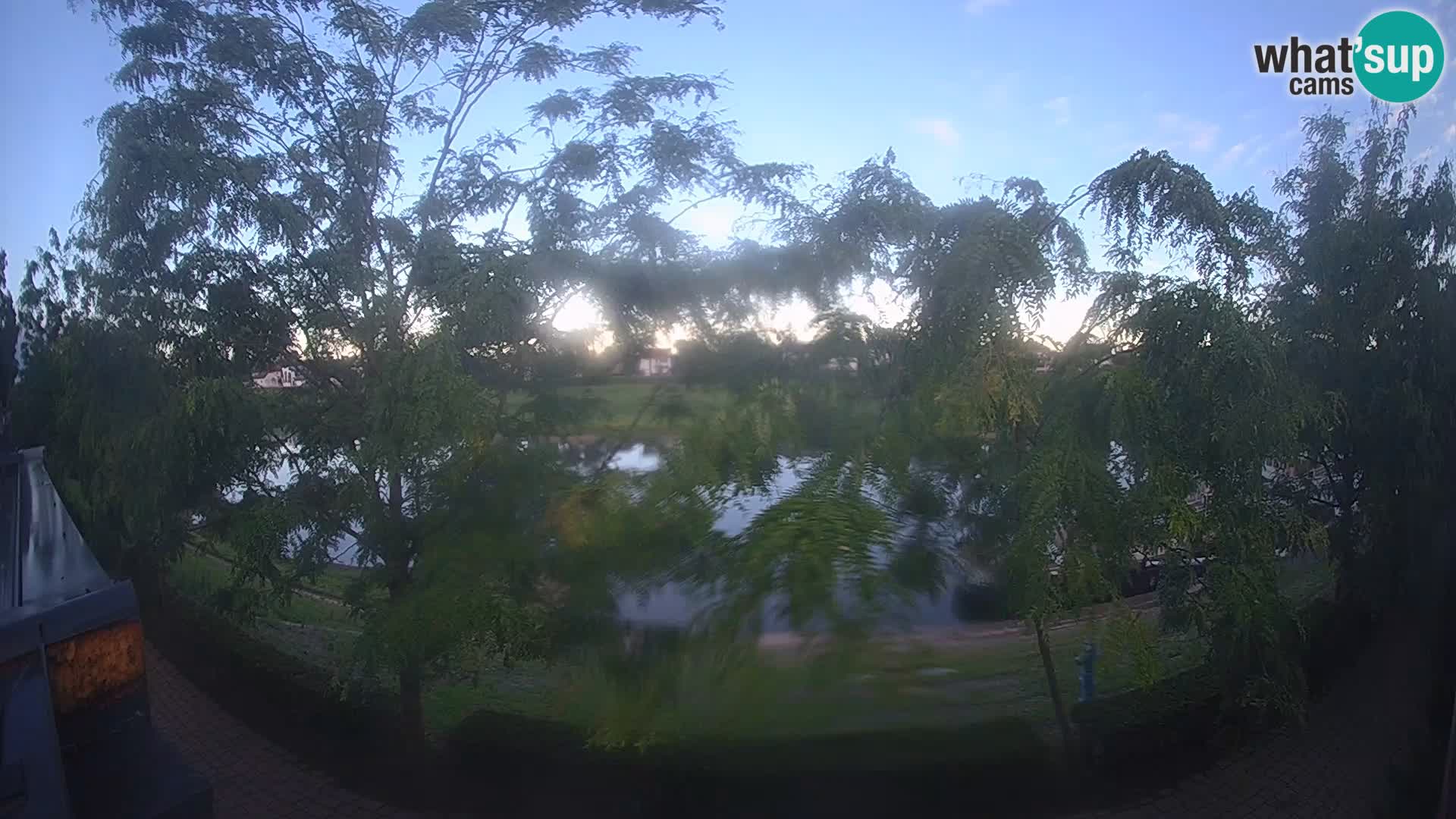 Sisak live webcam pogled na reku Kolpu