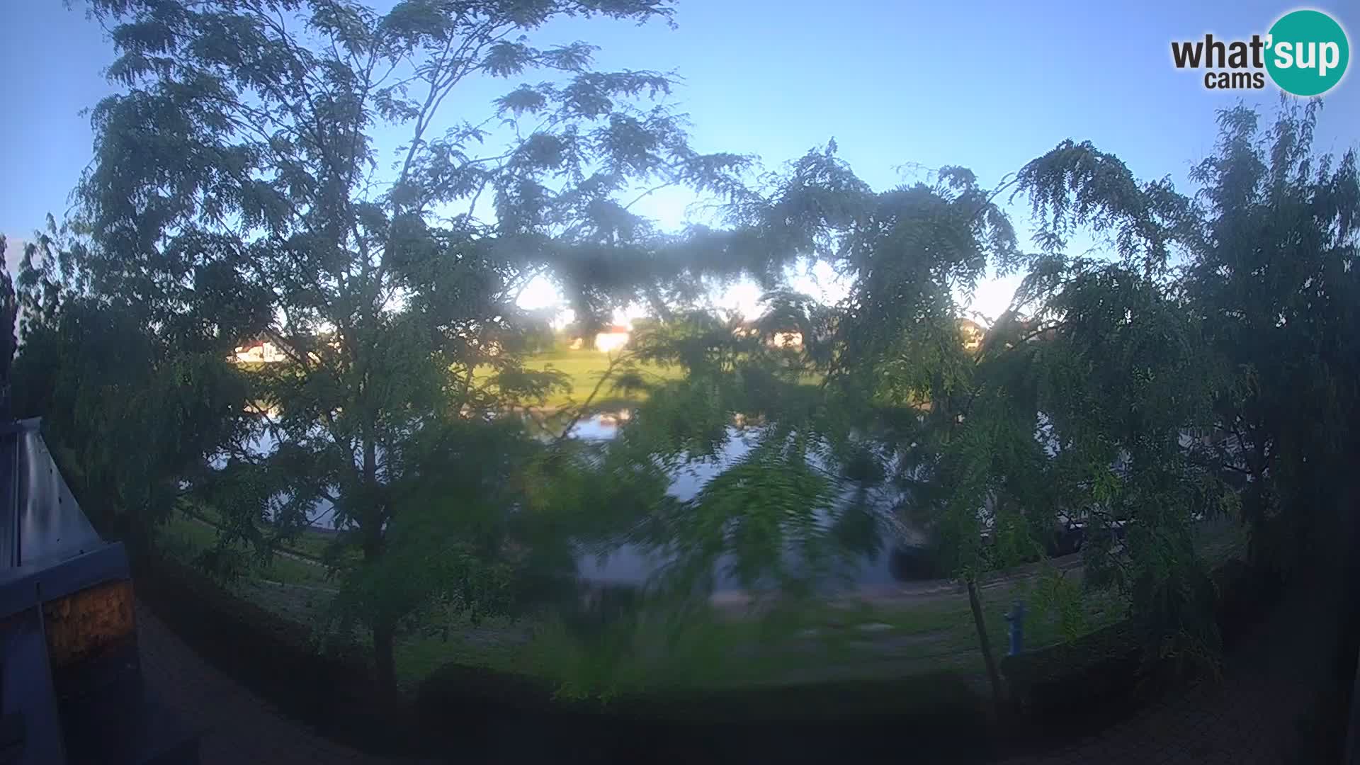 Sisak live webcam Kolpa river view – Croatia