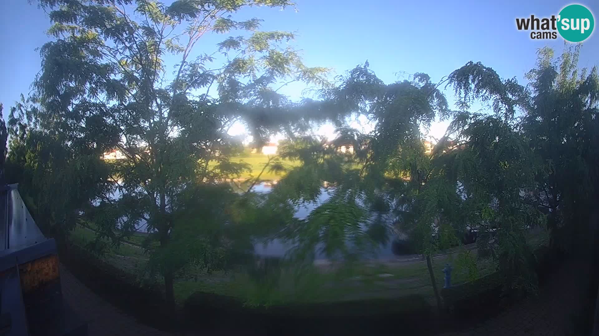 Sisak Live-Webcam Blick auf den Fluss Kolpa – Kroatien