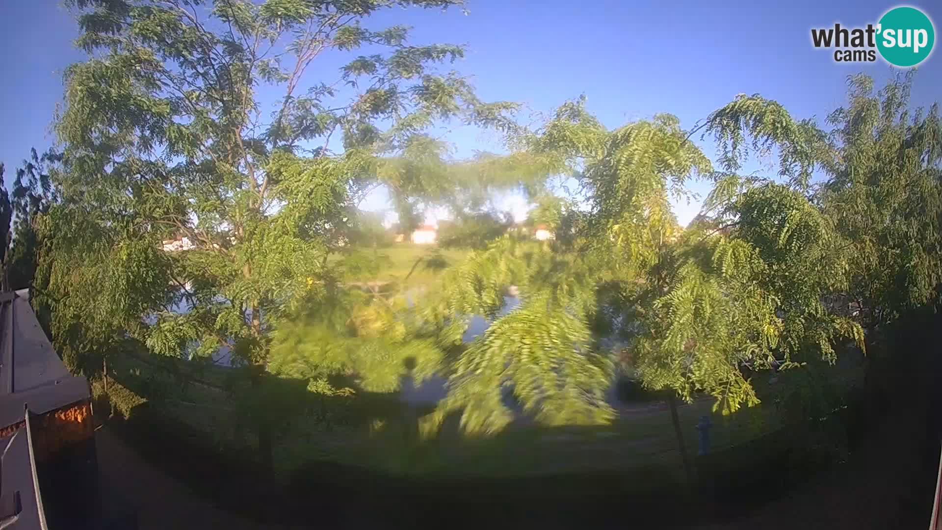 Sisak Live-Webcam Blick auf den Fluss Kolpa – Kroatien