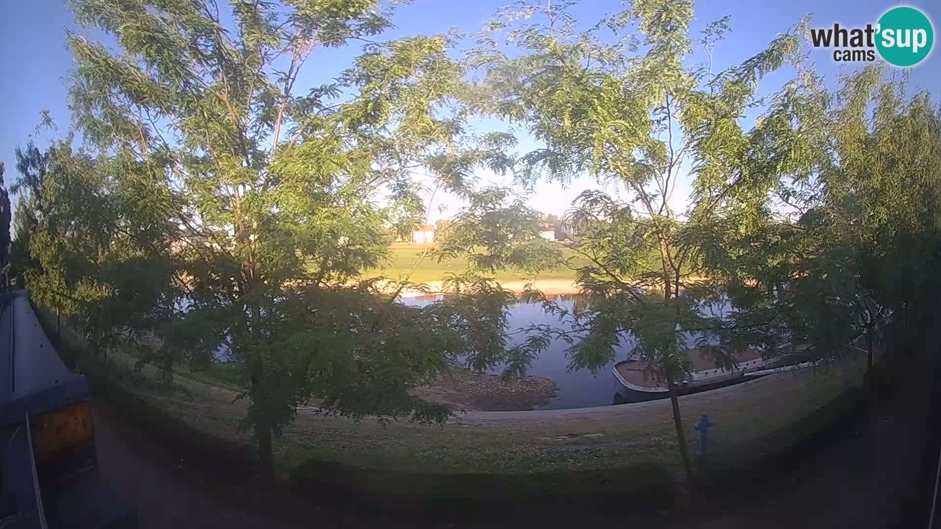 Sisak live webcam Kolpa river view – Croatia