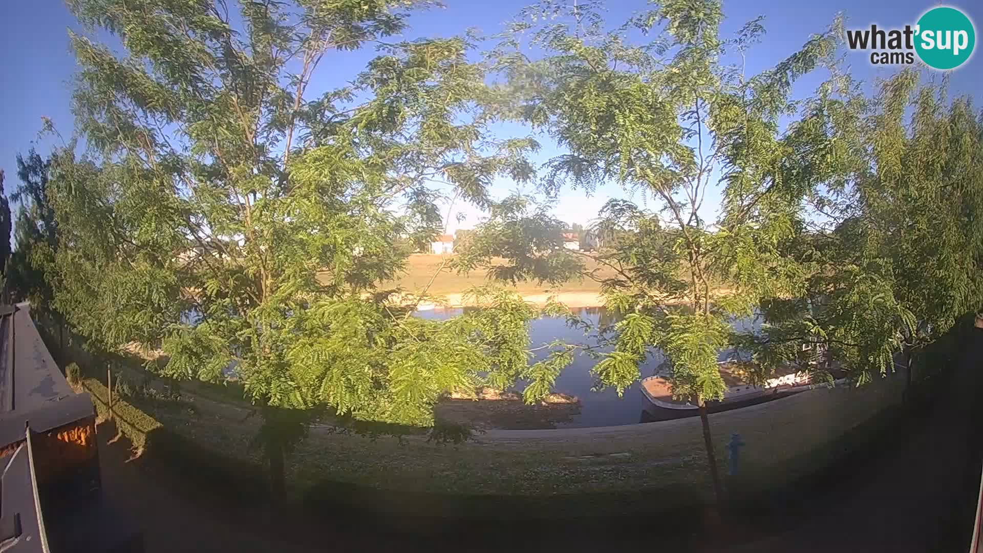 Sisak live webcam Kolpa river view – Croatia