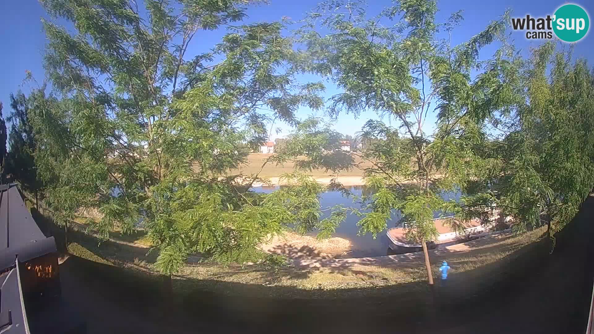 Sisak live webcam Kolpa river view – Croatia