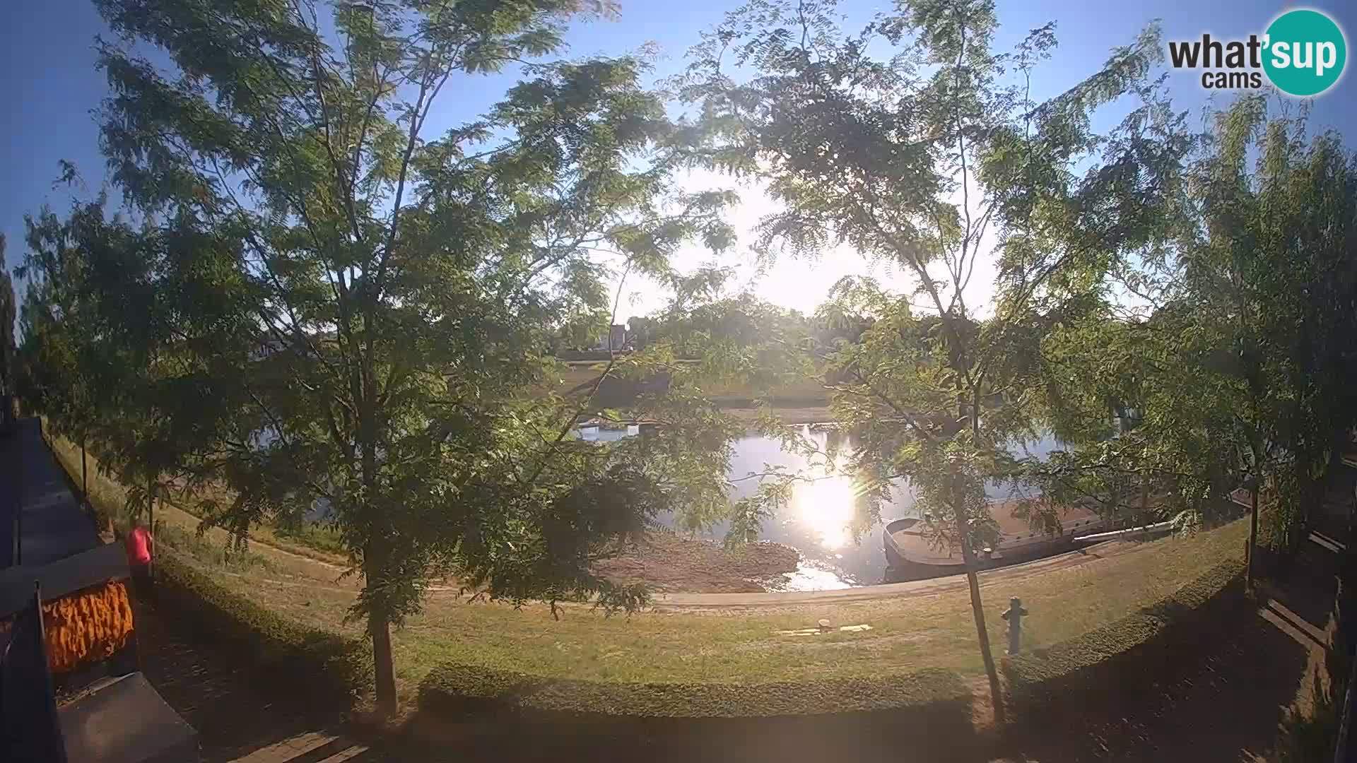 Sisak webcam en direct – vue sur la rivière Kolpa – Croatie