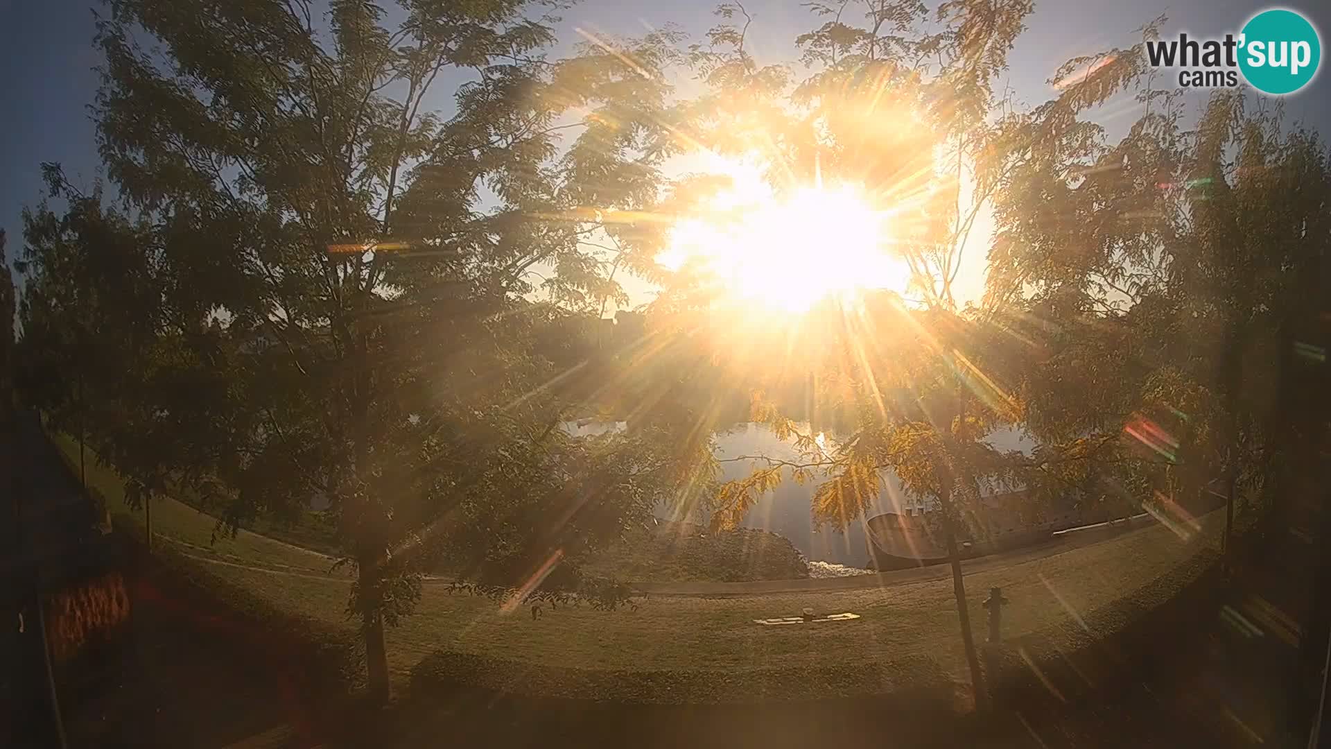 Sisak Live-Webcam Blick auf den Fluss Kolpa – Kroatien