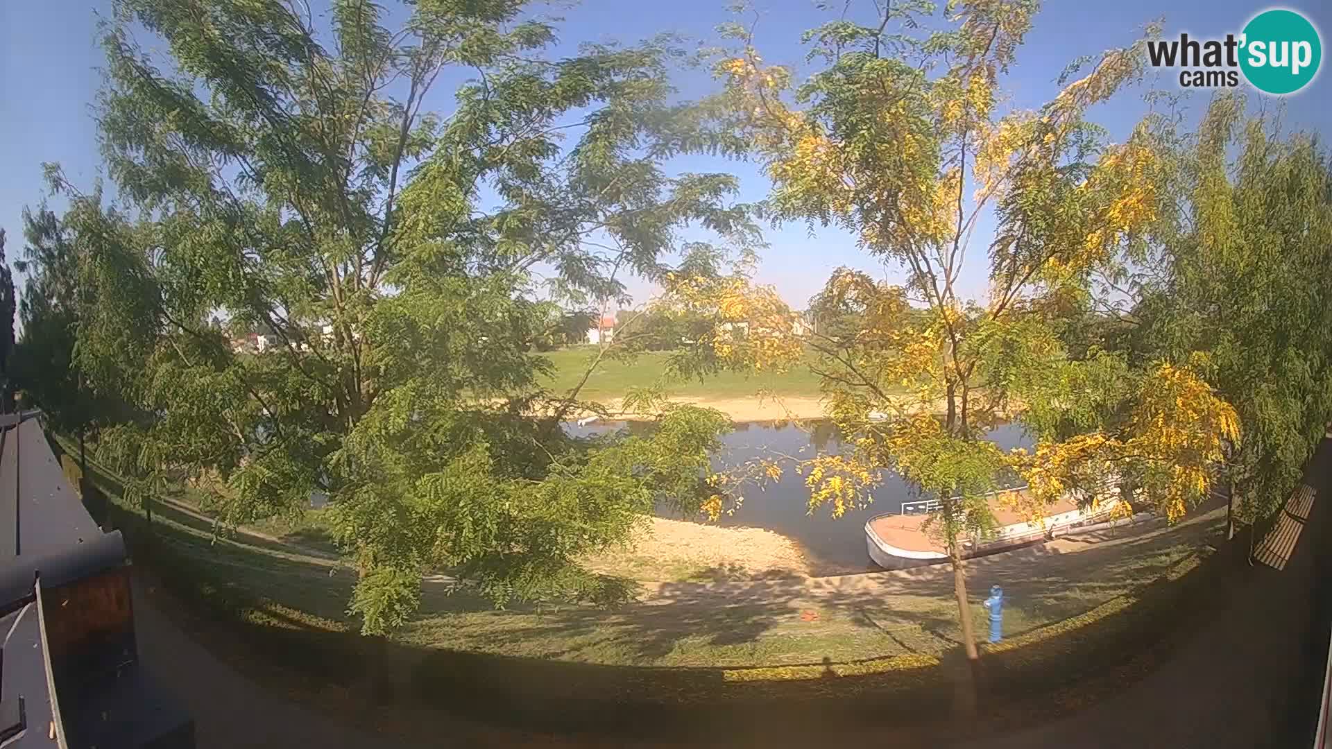 Sisak webcam en vivo Kolpa river view – Croacia