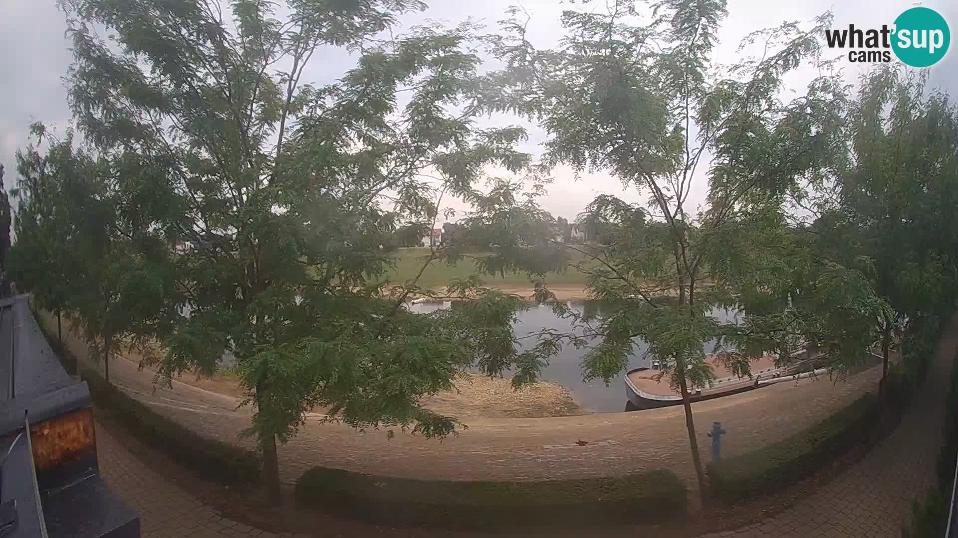 Sisak live webcam Kolpa river view – Croatia